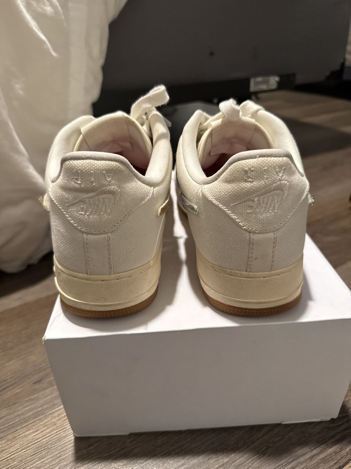 Nike × Travis Scott Travis Scott x Air Force 1 ‘Sail’ Size US 11.5 / EU 44-45 - 7 Thumbnail
