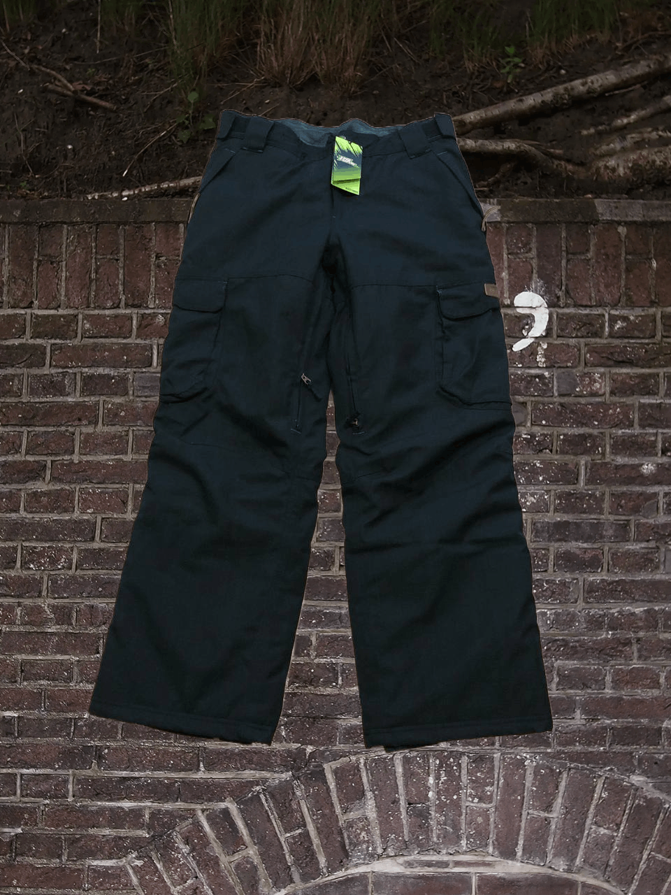 No Fear Casual Pants black No Fear logo Y2K Vintage Size US 32 / EU 48 - 1 Thumbnail