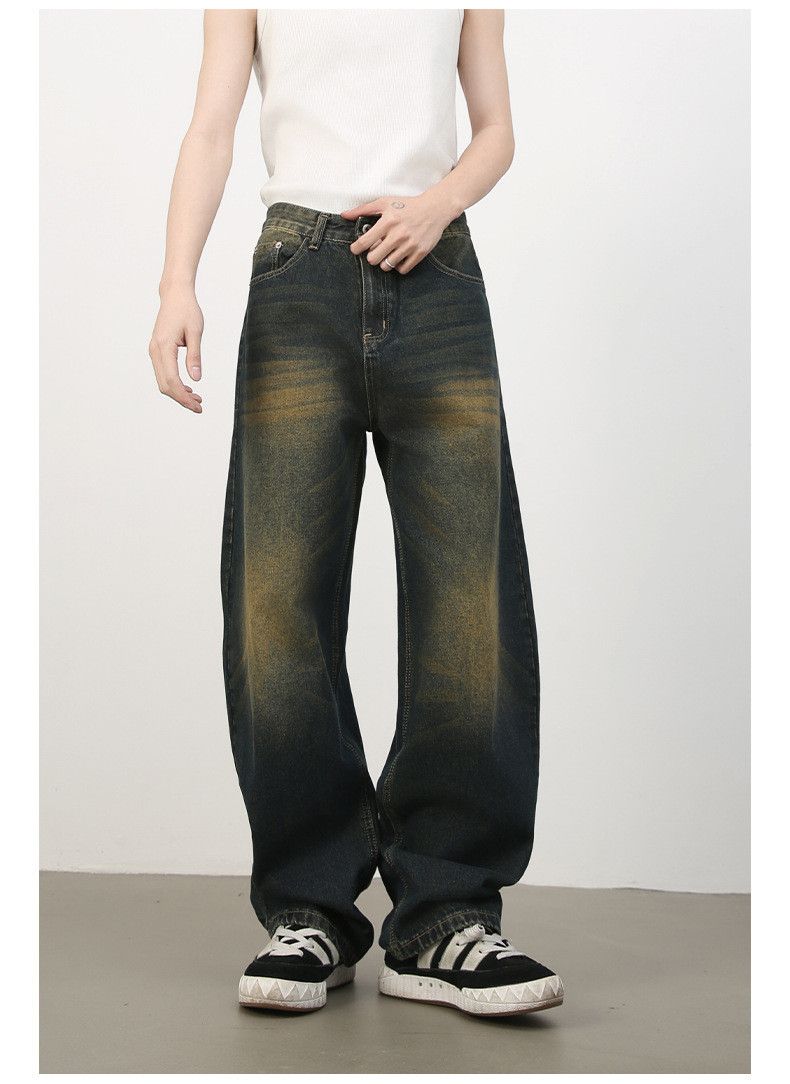 Japanese Brand × Jean American retro wide-leg loose versatile scimitar jeans Size US 32 / EU 48 - 2 Thumbnail
