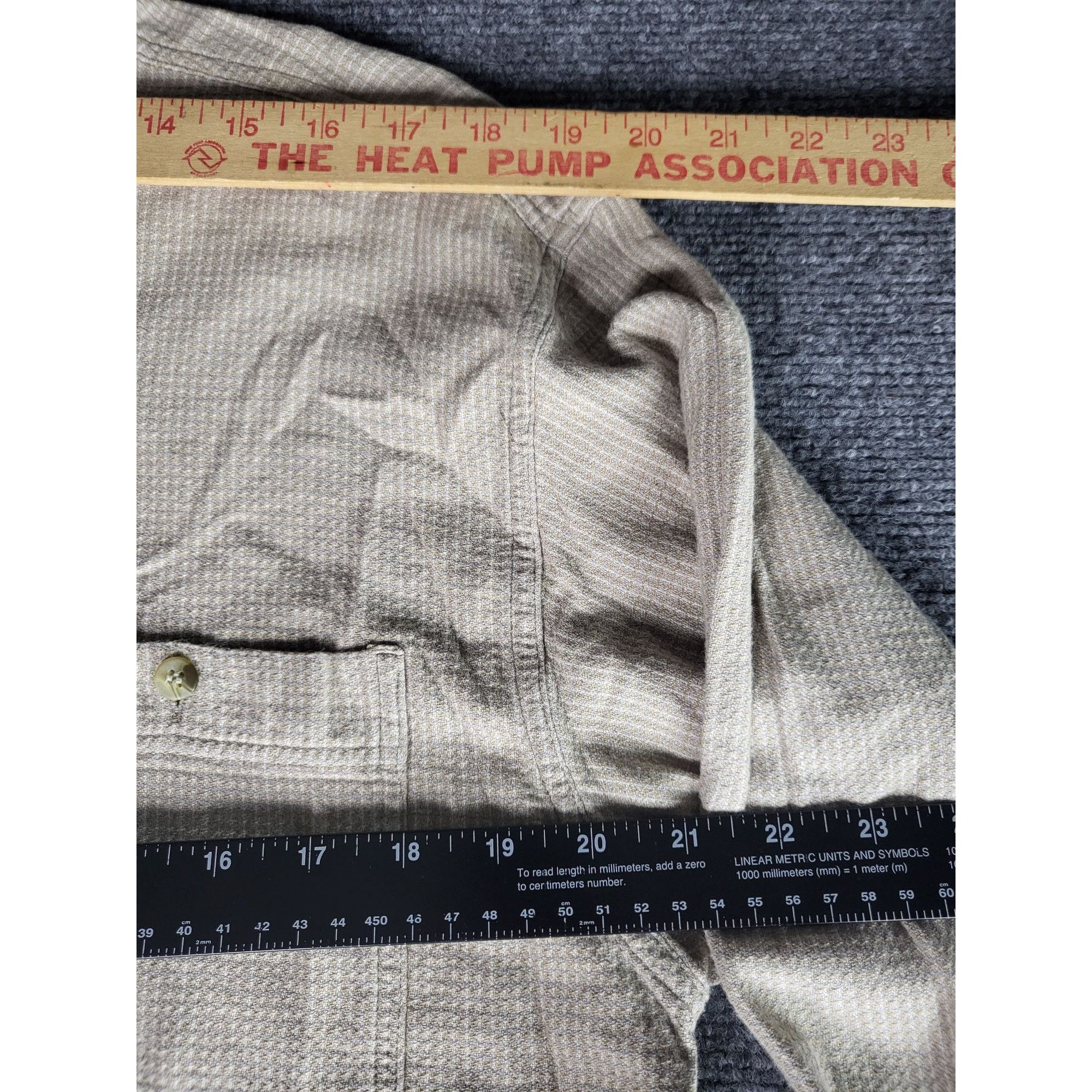 Wrangler Wrangler Western Shirts Men Sz M Waffle Knit Brown Button Do Size US M / EU 48-50 / 2 - 3 Thumbnail