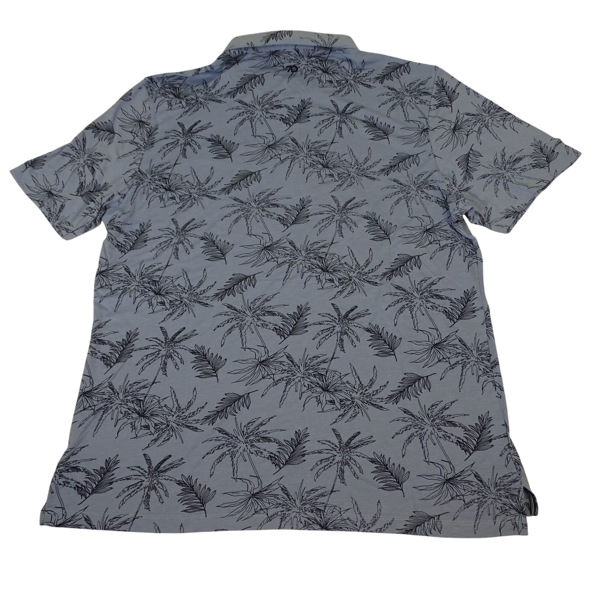 7Diamonds 7 Diamonds Men Polo Shirt Blue Size XL Pima Cotton Palm Size US XL / EU 56 / 4 - 4 Thumbnail