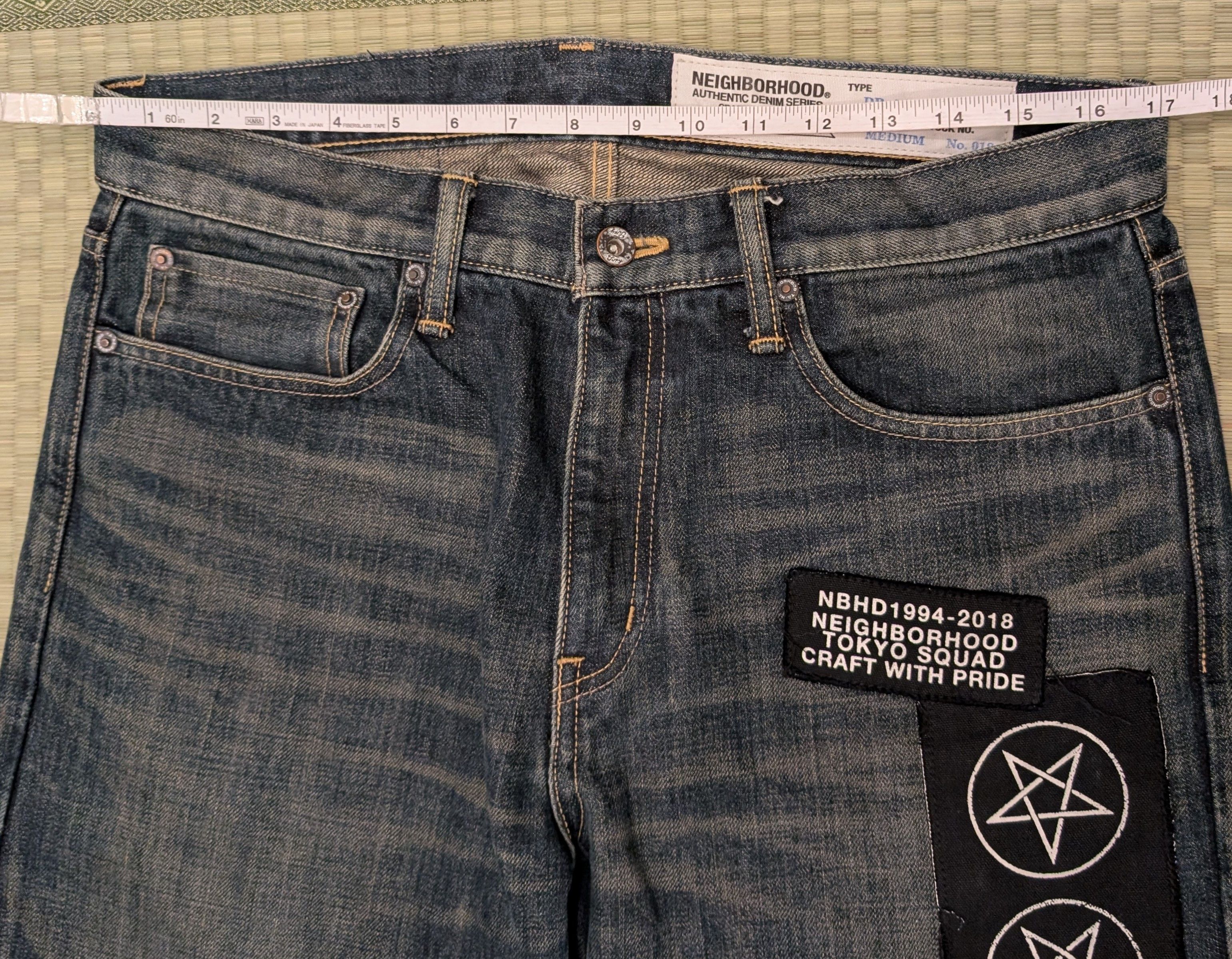 Neighborhood RARE Neighborhood Japan Metal Savage 14oz Selvedge Jeans Size US 34 / EU 50 - 10 Thumbnail