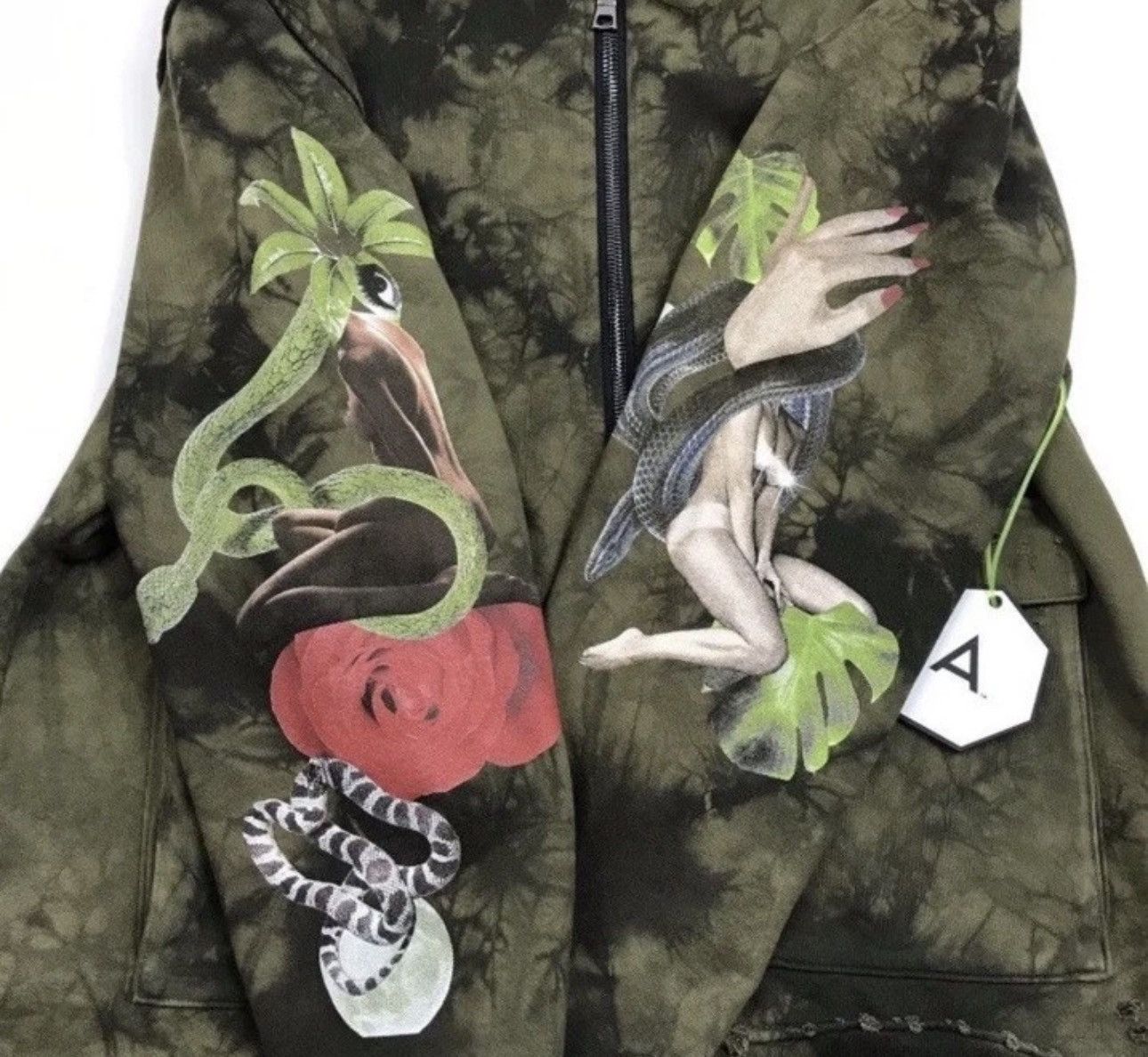 Alchemist Alchemist Miami Tie-Dye OS Abstract Zip Hoodie Size US XL / EU 56 / 4 - 2 Thumbnail