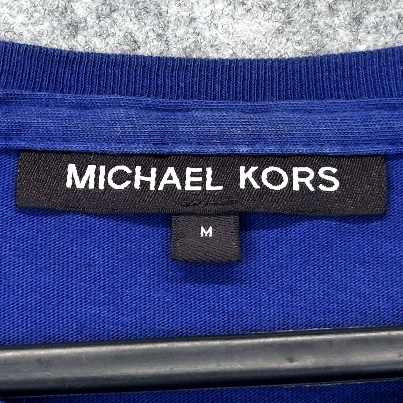 Michael Kors Michael Kors T Shirt Blue Medium Mens Crew Neck Short Sleeve Used Size US M / EU 48-50 / 2 - 4 Thumbnail