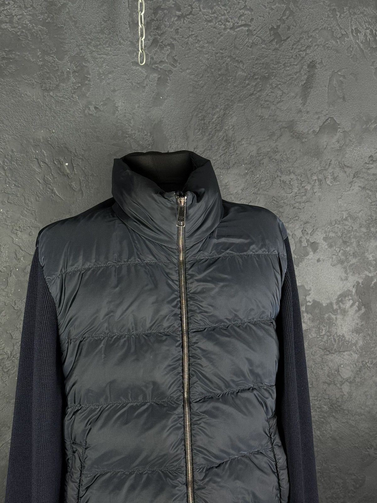Prada Prada Red Tab Designer Down Puffer Jacket Wool Nylon Men’s Size US M / EU 48-50 / 2 - 5 Thumbnail