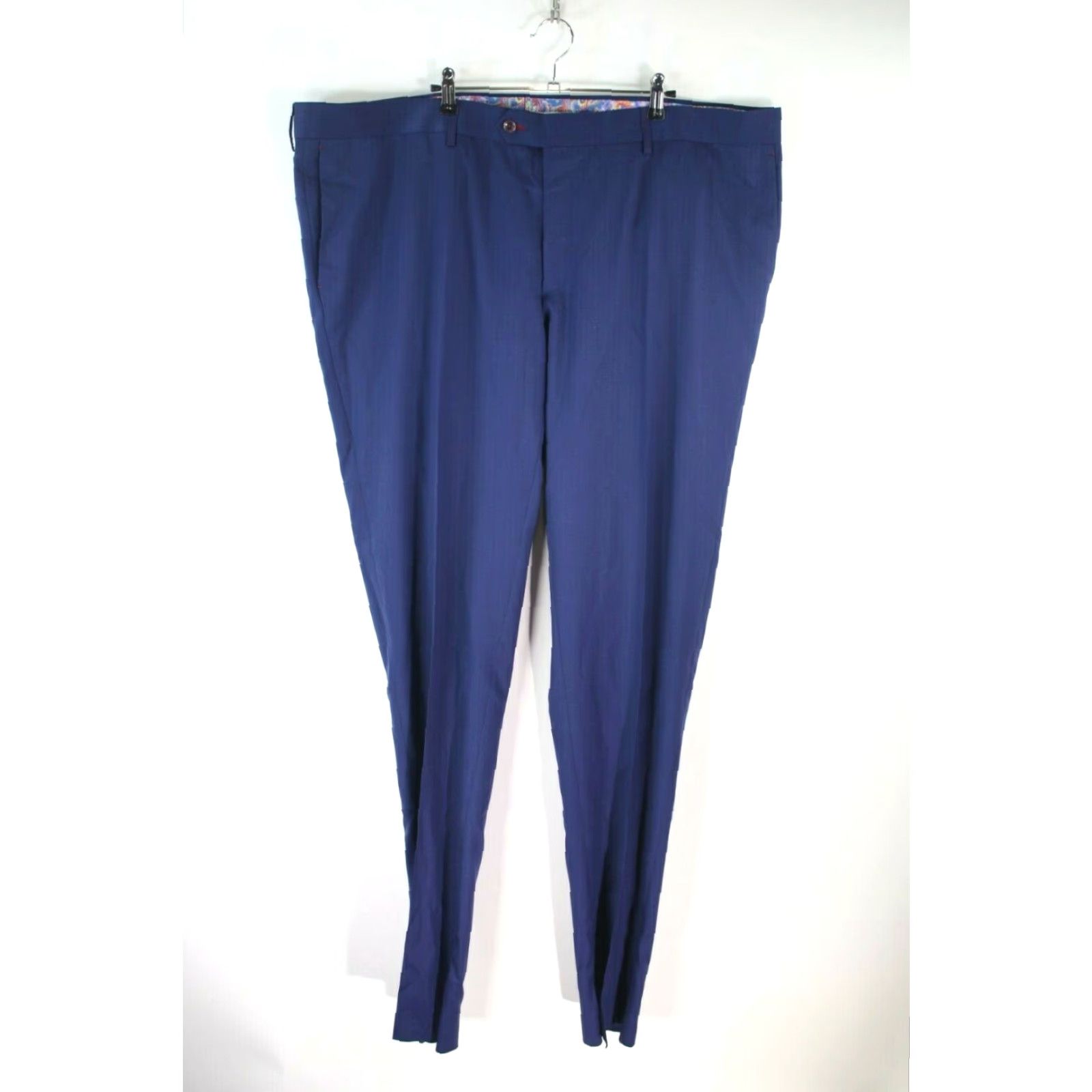 Robert Graham Robert Graham Mens 2 Piece Formal Royal Blue Bartel Dress Suit Set Size 54 95 Size 54R - 3 Thumbnail