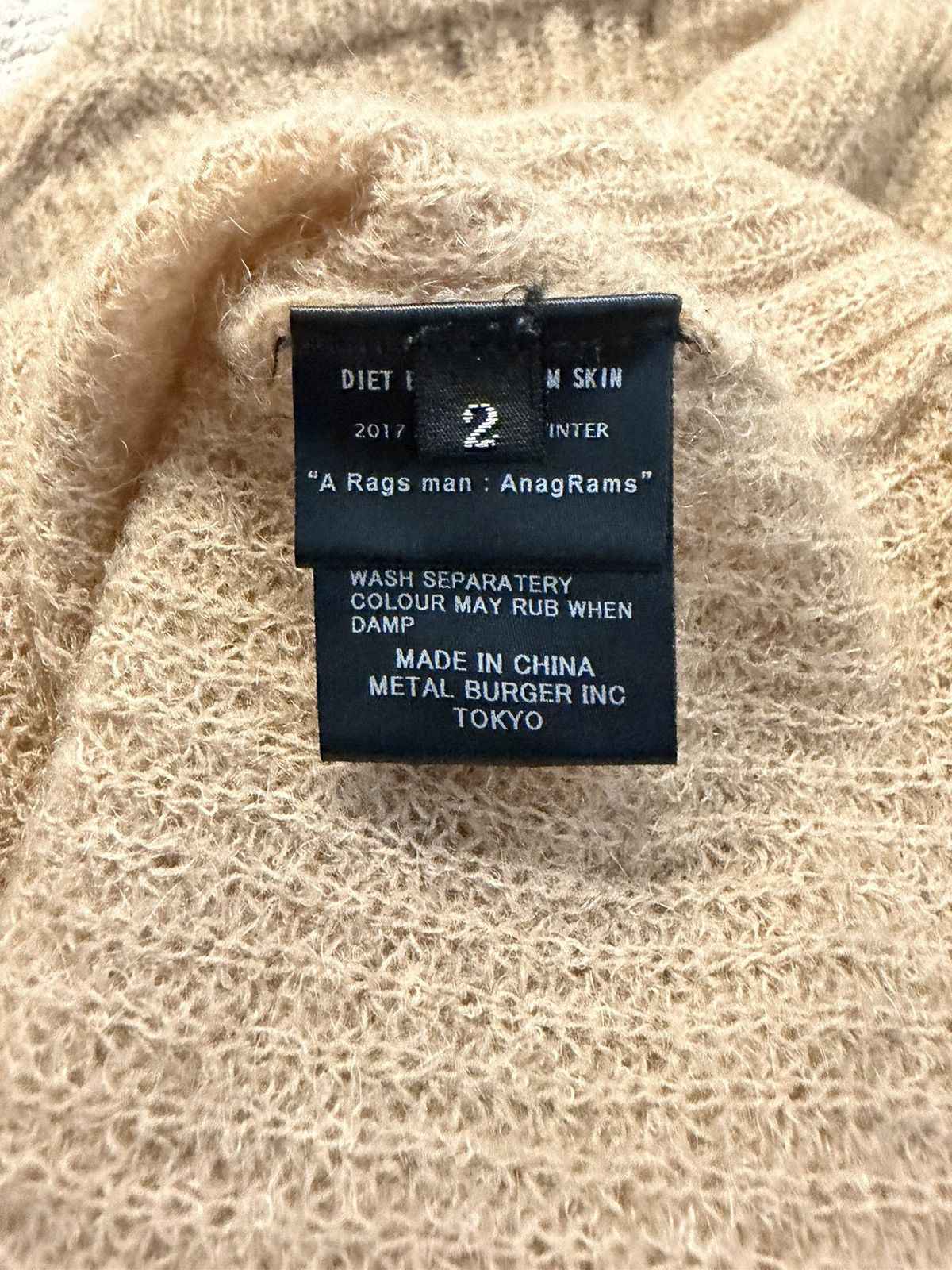 Diet Butcher Slim Skin AW17 Knit Thumbhole Longsleeve Size US M / EU 48-50 / 2 - 8 Thumbnail