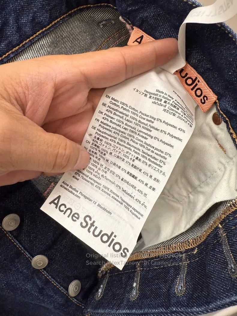 Acne Studios Acne Studios Raw Wash Distressed Denim Shorts Size US 28 / EU 44 - 6 Thumbnail
