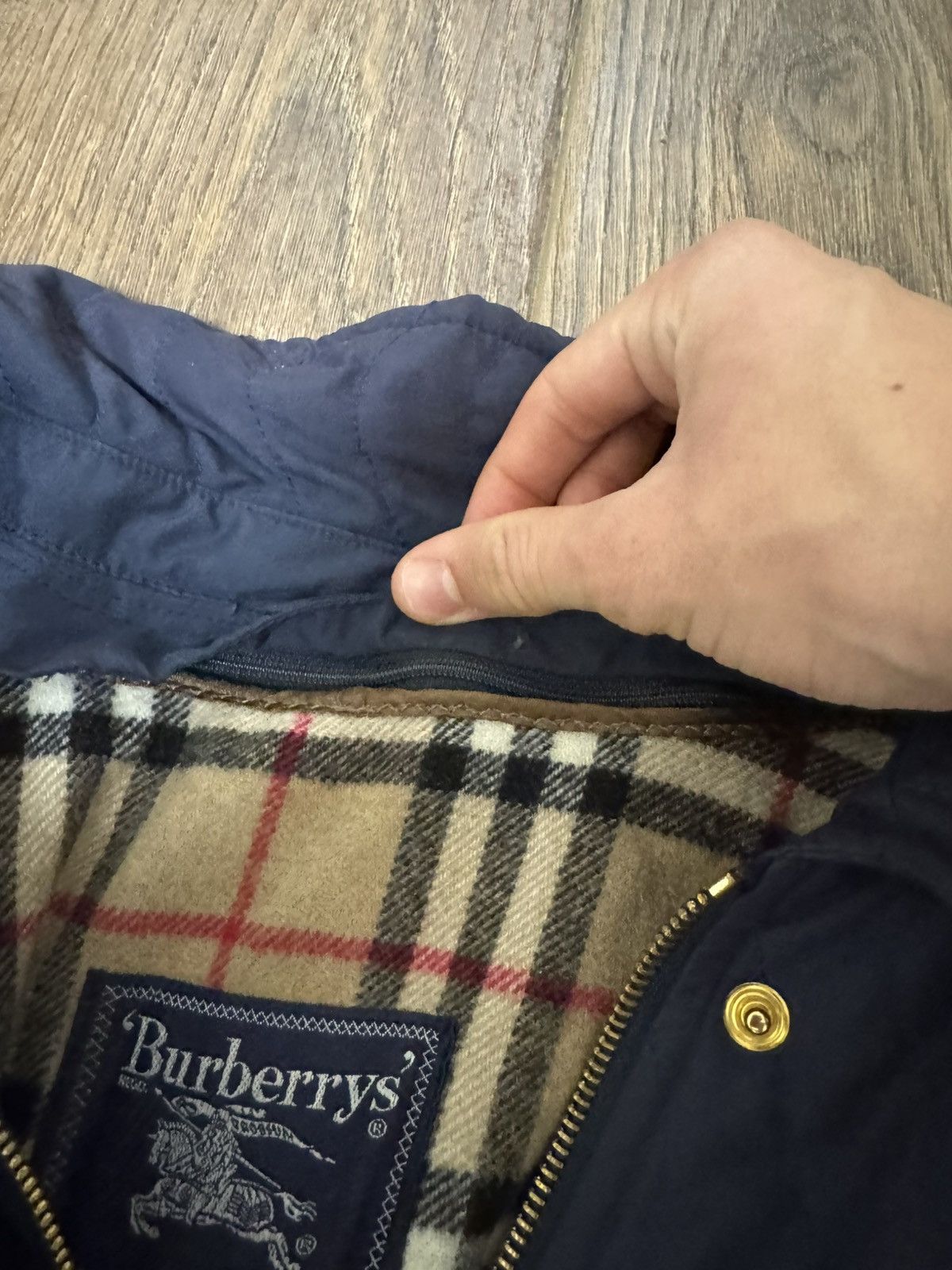 Burberry Burberry Wool jacket Navy vintage Size M / US 6-8 / IT 42-44 - 12 Thumbnail