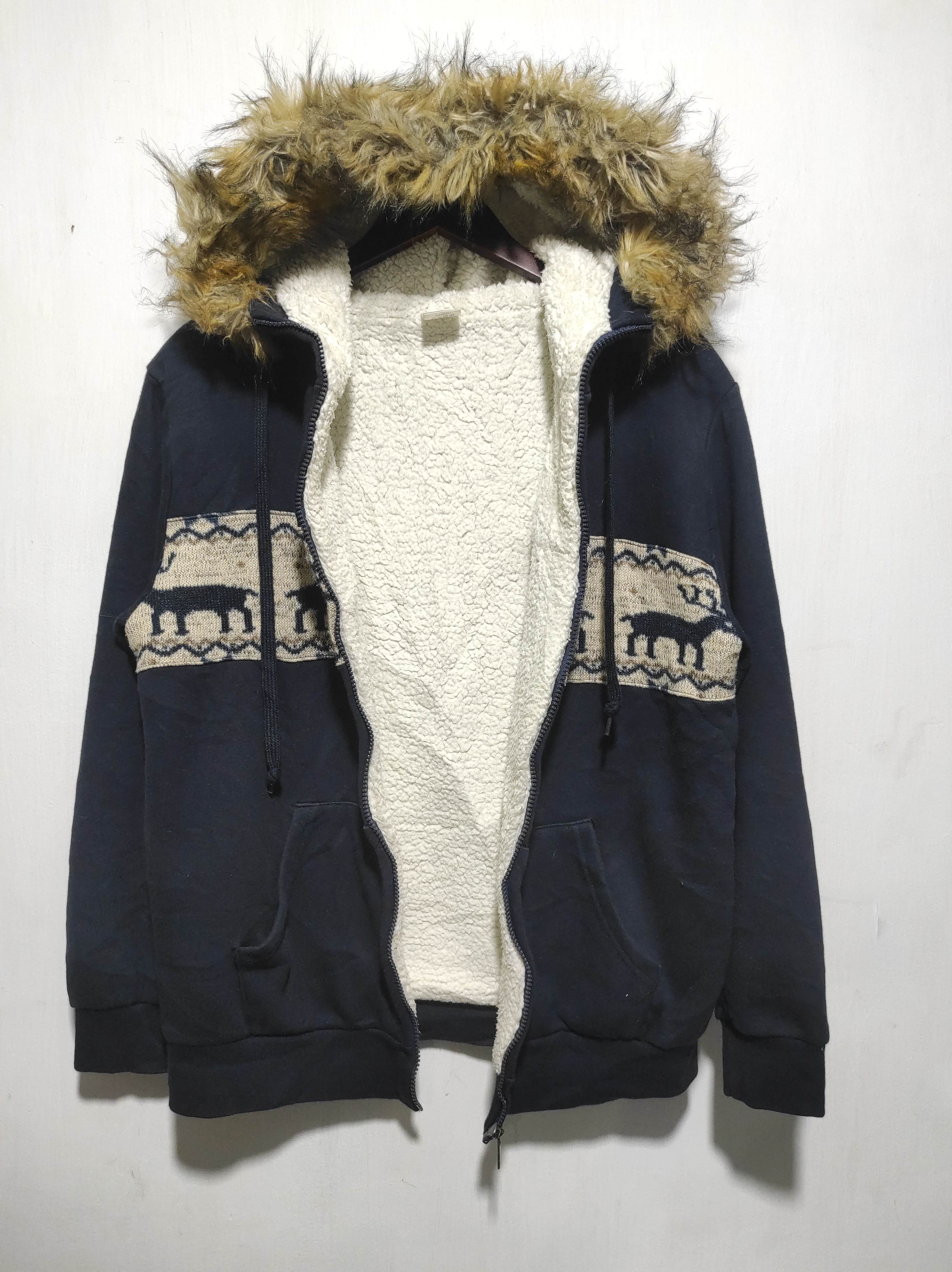 Hysteric Glamour Ghost Repubic Sherpa Zipper Fur Hoodie i6w9 lgb style Size US M / EU 48-50 / 2 - 8 Thumbnail