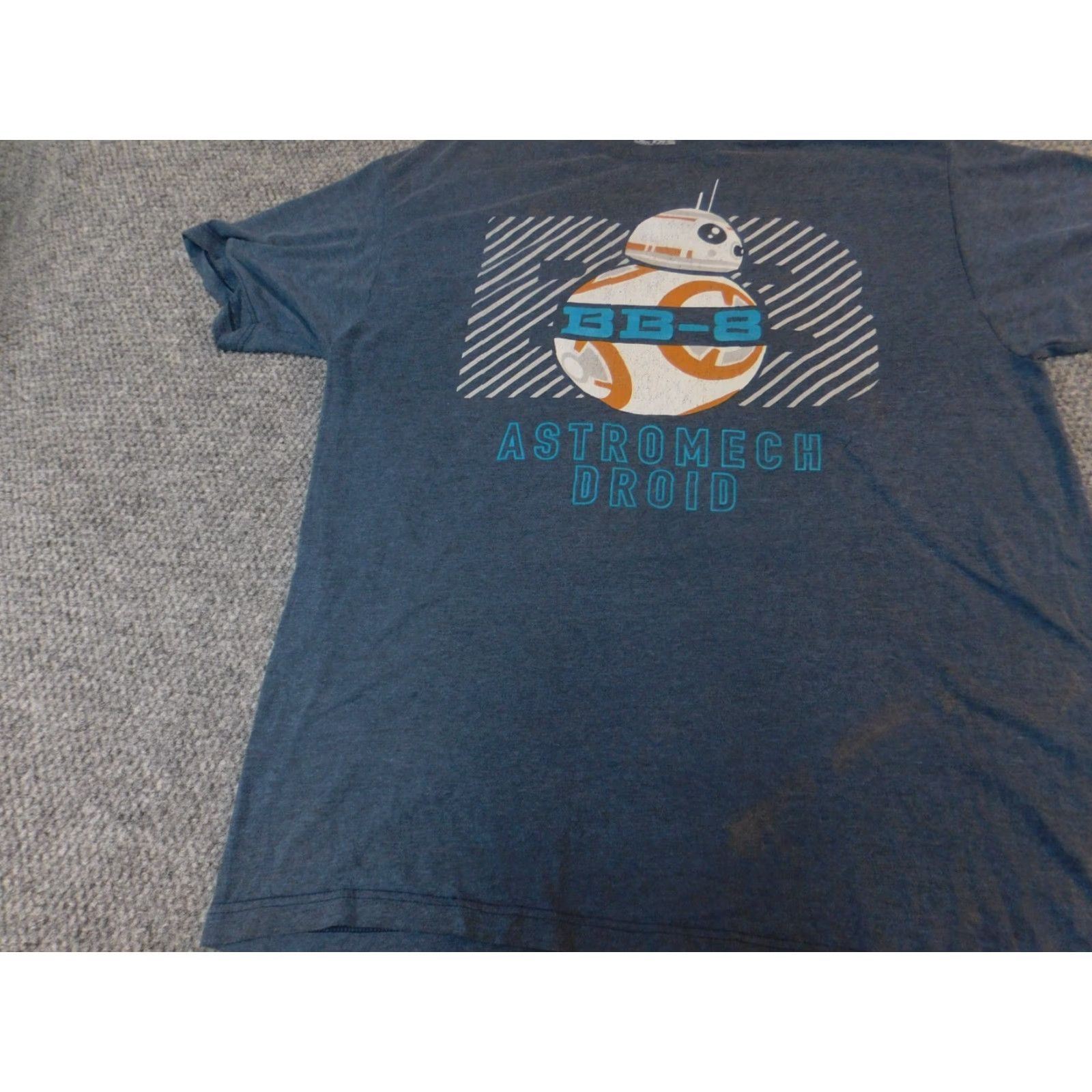 Star Wars Star Wars Mens T-Shirt XL Blue Graphic Logo Crew Neck Short Sleeve Classic Theme Men Size US XL / EU 56 / 4 - 3 Thumbnail