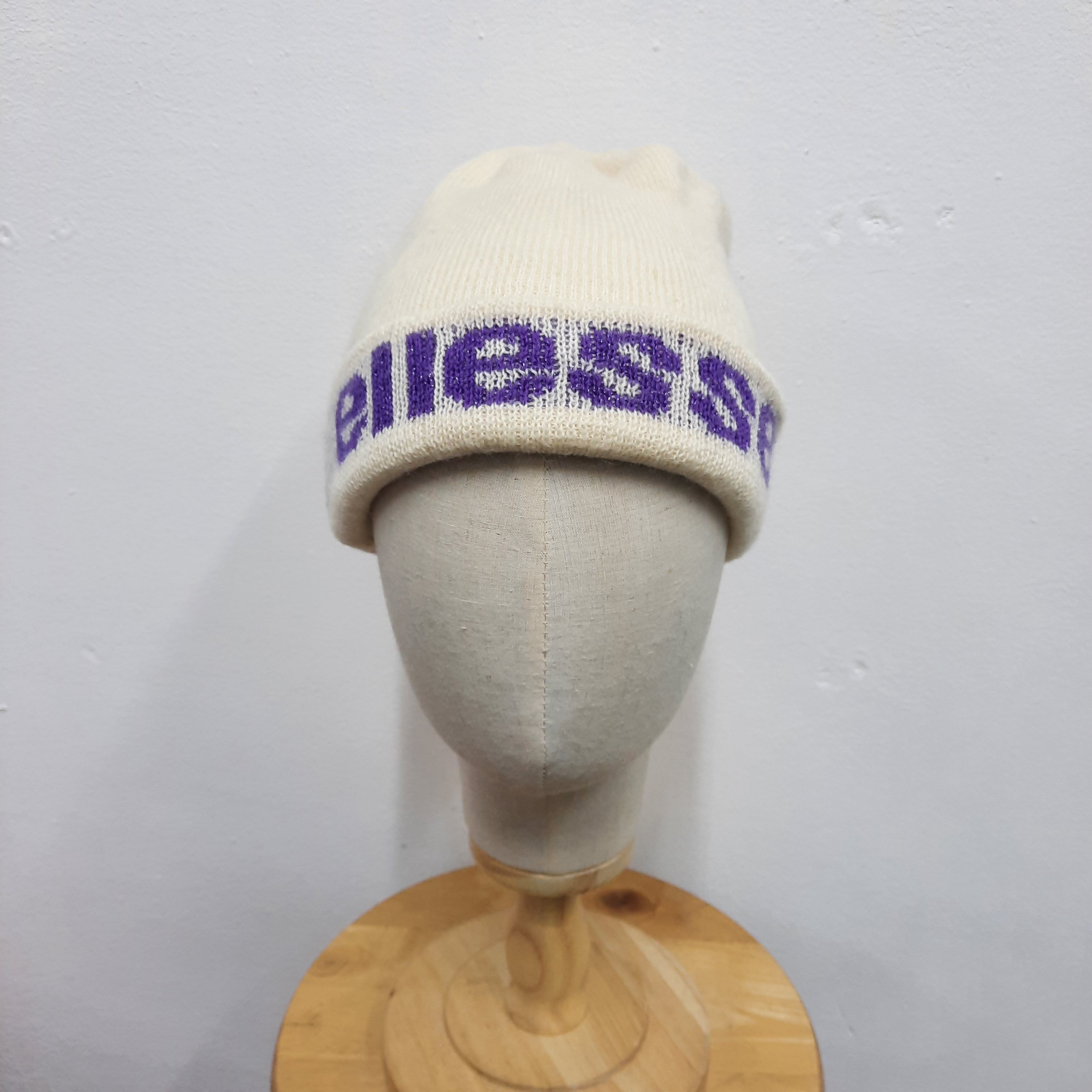 Ellesse 💫 Vintage ellesse spellout skit style beanie hat Size ONE SIZE - 2 Thumbnail