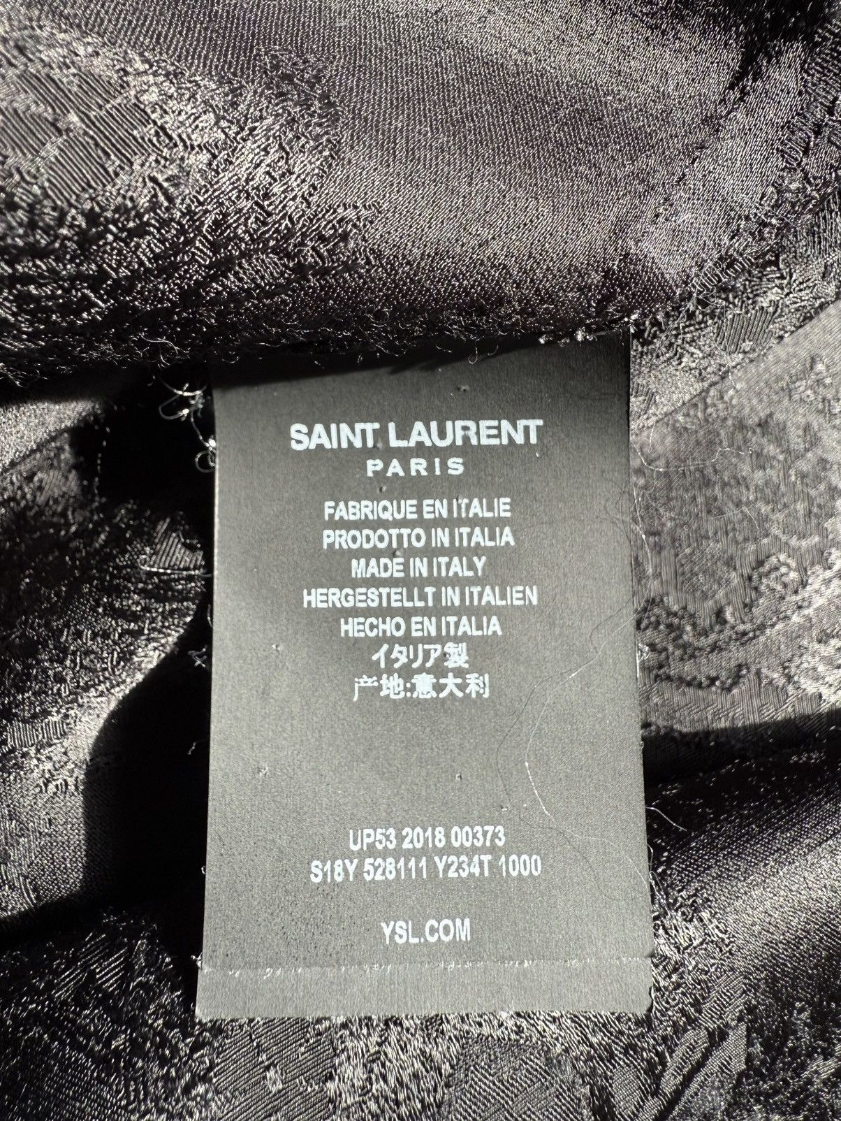 Saint Laurent Paris Saint Laurent Paris Floral Brocade Top IT 40 / US 15.75 Size US M / EU 48-50 / 2 - 8 Thumbnail