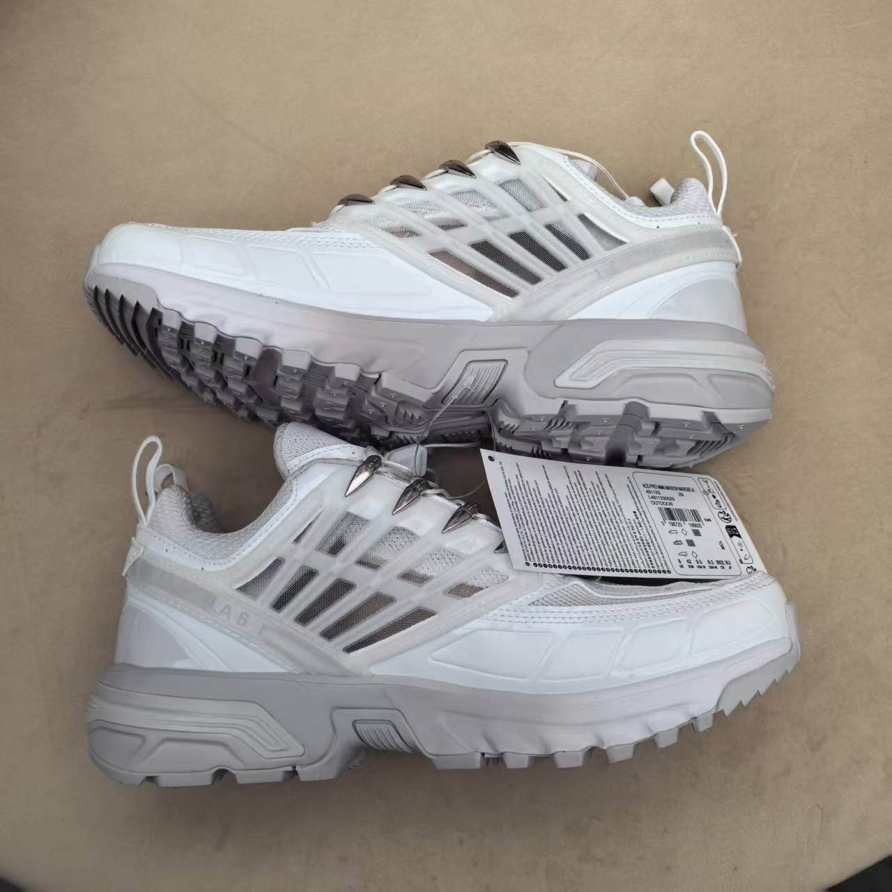 Maison Margiela × Salomon Brand New Salomon X MM6 ACS PRO White Sneaker Size US 9 / EU 42 - 1 Thumbnail