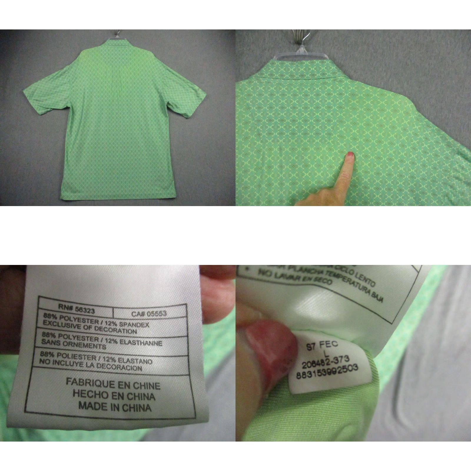 Nike Nike Golf Polo Shirt Men L Green INNISBROOK Golf Course Resort Nike Golf Polo Shirt Mens Large Green INNISBROOK Golf Course Resort Size US L / EU 52-54 / 3 - 8 Thumbnail