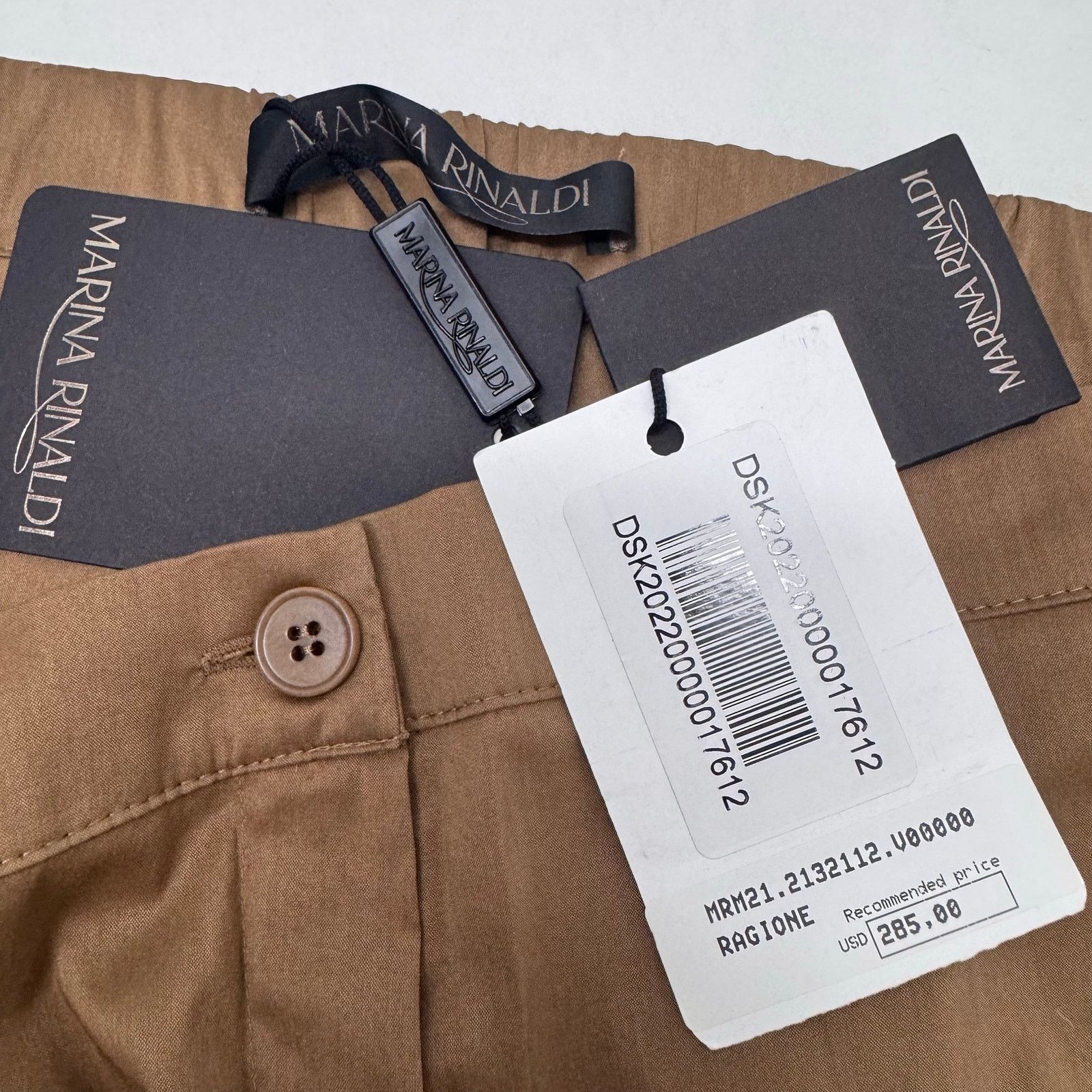 Marina Rinaldi Marina Rinaldi Cotton Tunic Top & Pant Set PLUS 22 Neutral Size 3XL / US 20-22 - 17 Thumbnail