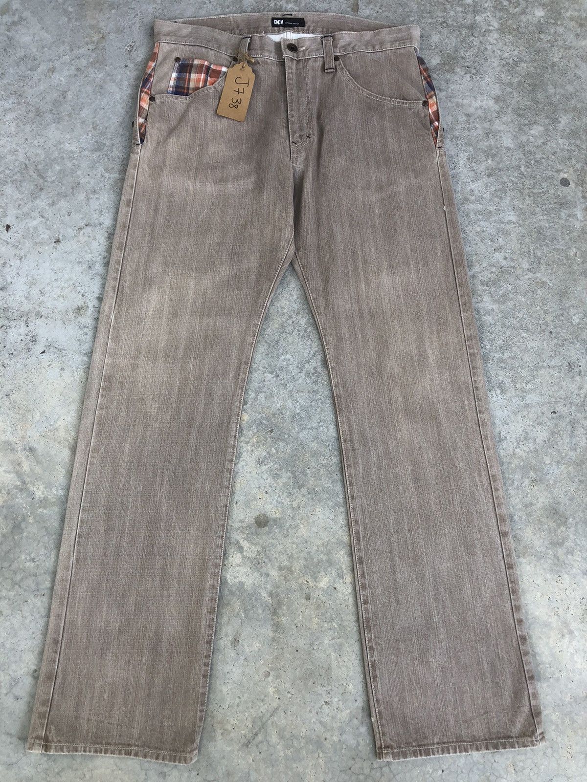 Japanese Brand Japanese Concave attempt Distressed Jeans Size US 33 - 2 Thumbnail