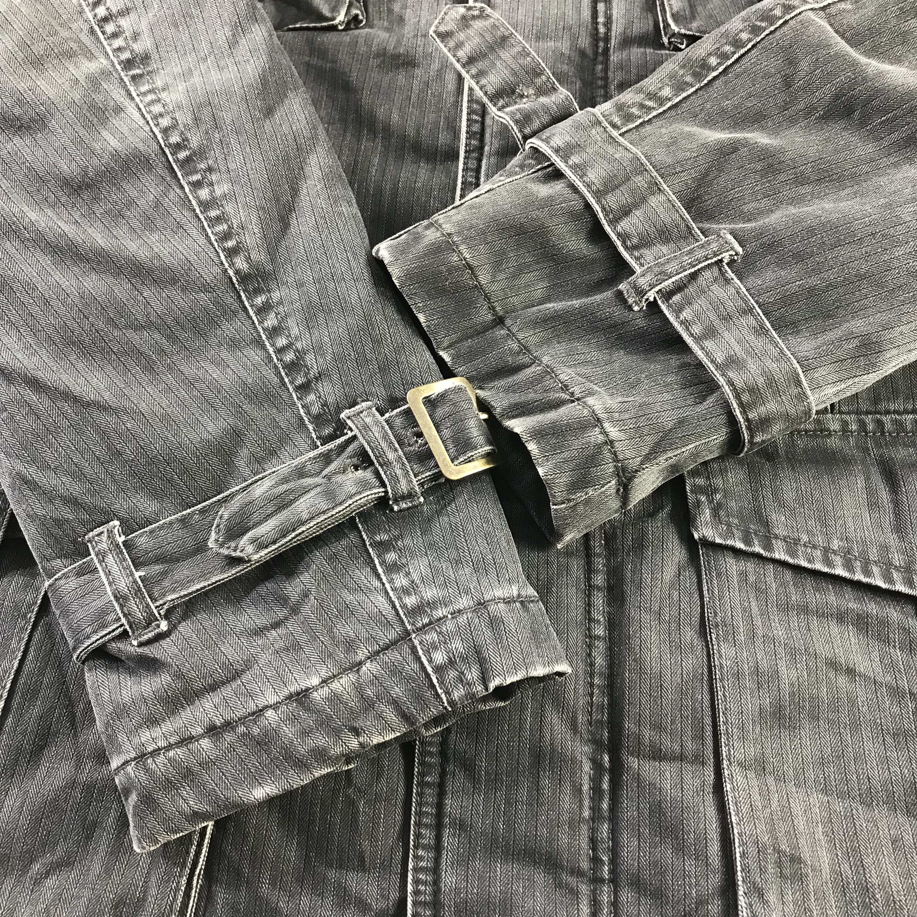 Japanese Brand Vintage Hickory Stripe Flight Jacket Shearling Jacket Size US L / EU 52-54 / 3 - 8 Thumbnail