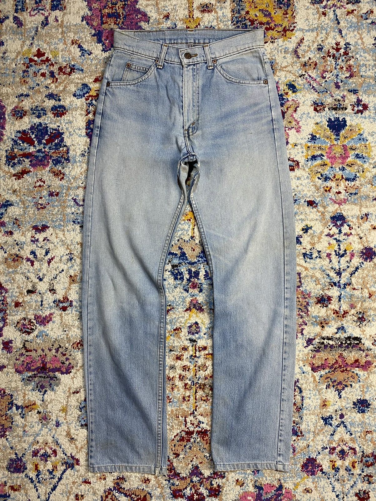 Levi's 80s Orange Tab Levi's non selvedge 347 Rindem Blue Jeans W32 Size US 32 / EU 48 - 1 Thumbnail
