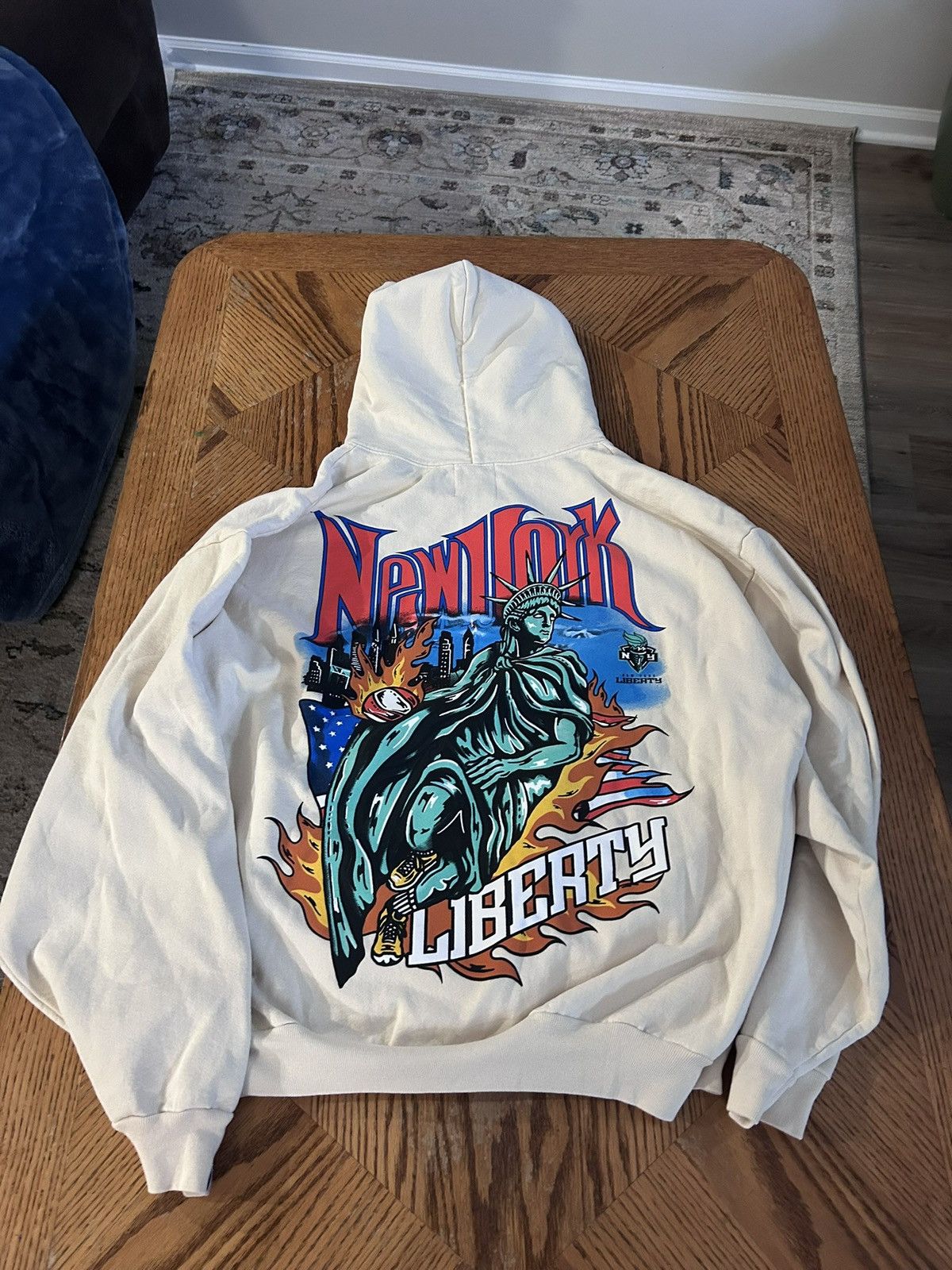 Warren Lotas Warren Lotas WNBA New York Liberty Hoodie XXL Size US XXL / EU 58 / 5 - 2 Thumbnail