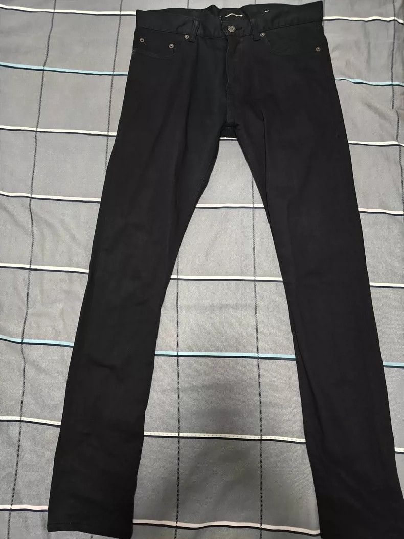 Saint Laurent Paris Saint Laurent Black Slim Fit Jeans Size 30- DMC Size US 30 / EU 46 - 1 Thumbnail