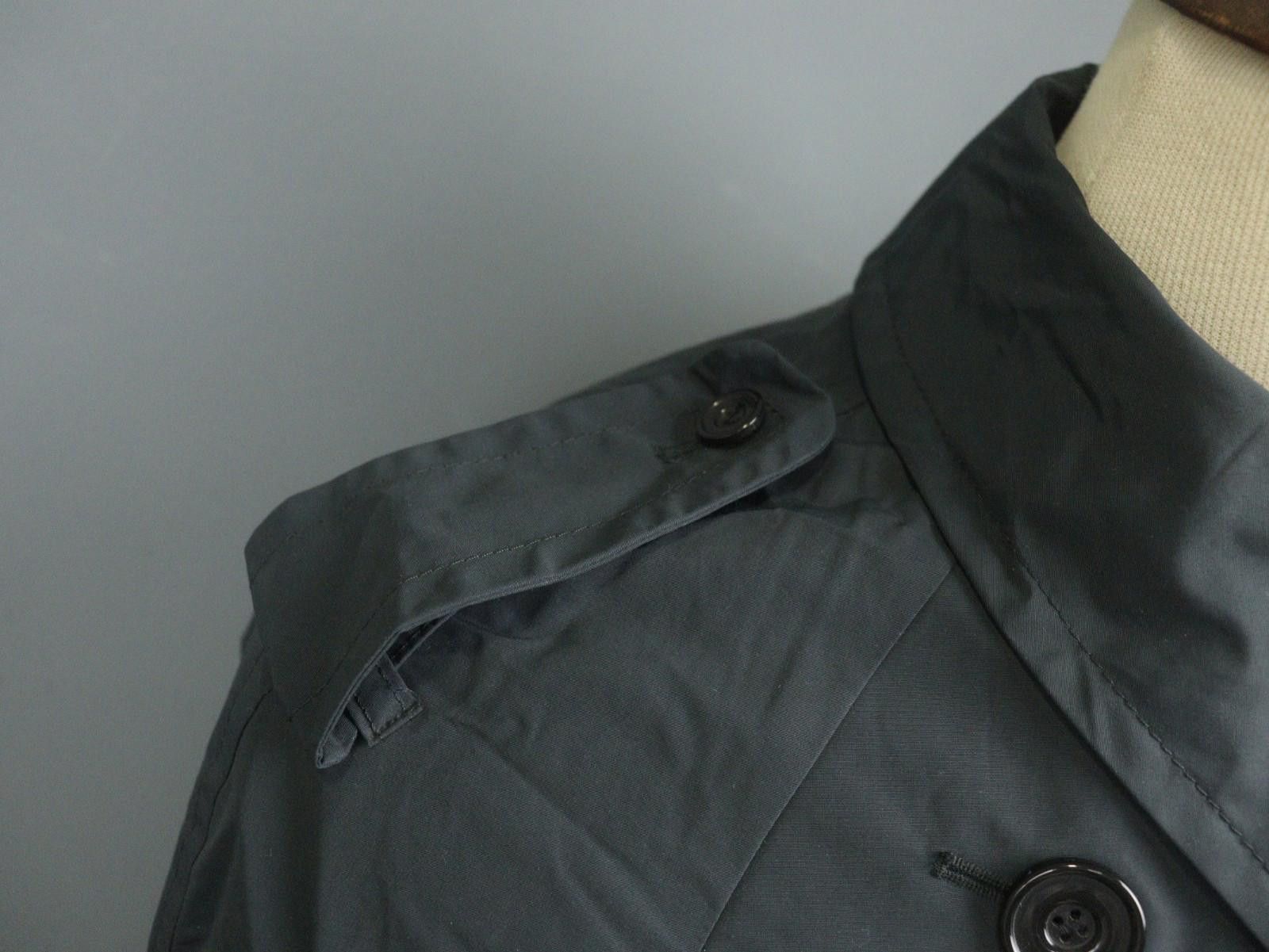 Aquascutum Aquascutum Gray Cotton Double Trench Coat Size 42R Size M / US 6-8 / IT 42-44 - 7 Thumbnail