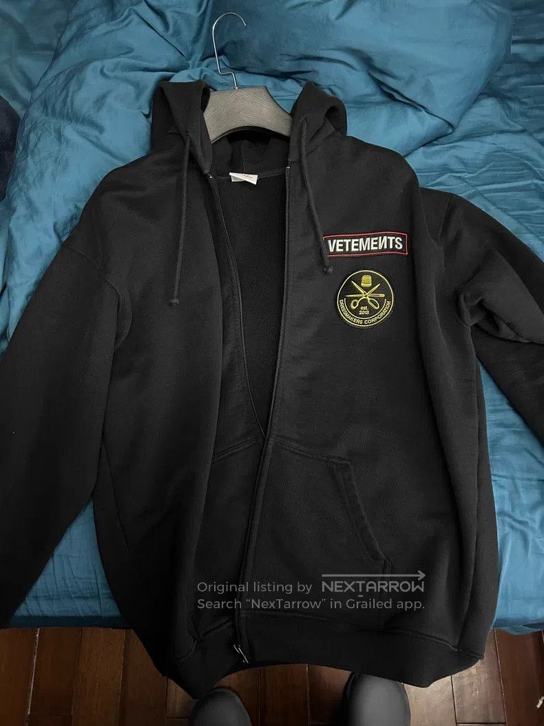 Vetements VETEMENTS Zip-Up Sweatshirt Size US M / EU 48-50 / 2 - 1 Thumbnail