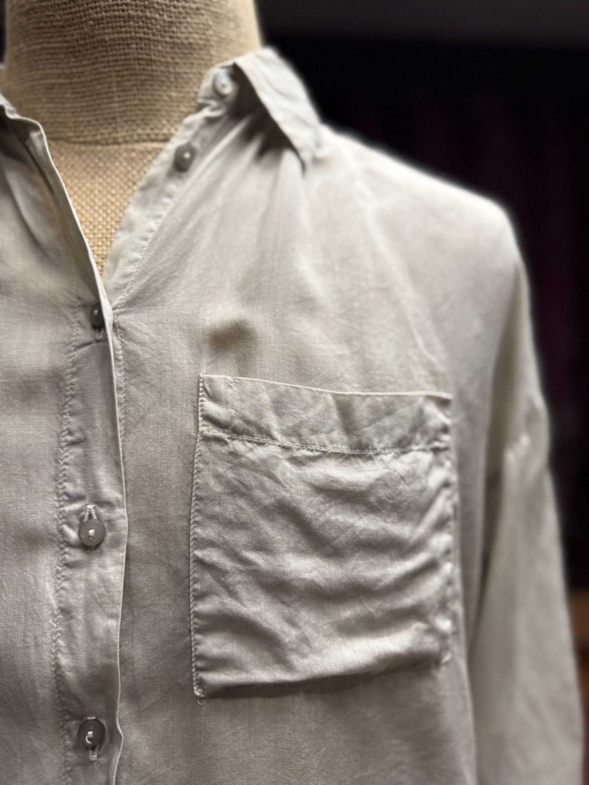 Zara ZARA Lightweight Button-Up Shirt – Size M Size M / US 6-8 / IT 42-44 - 3 Thumbnail