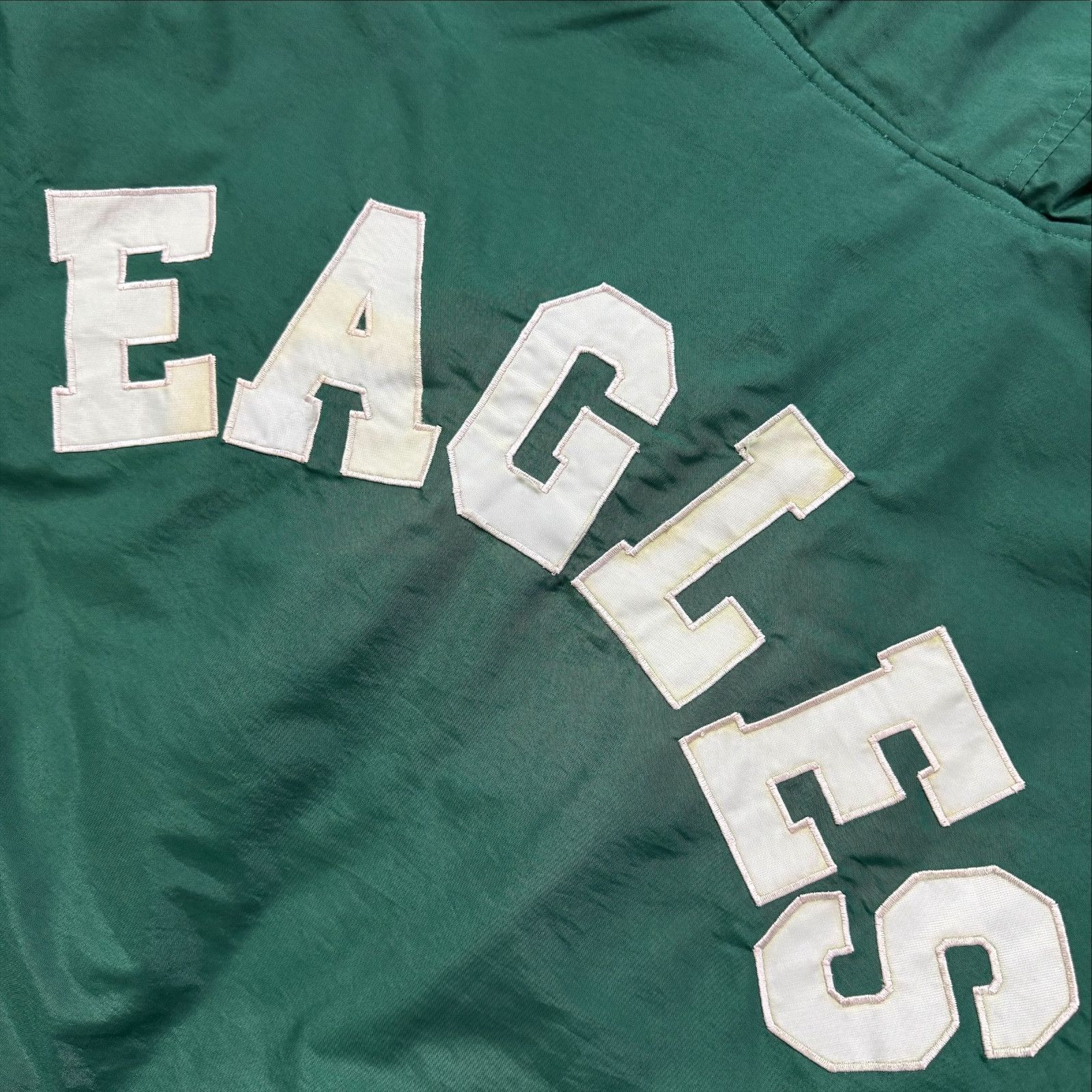 NFL VTG 90s PHILADELPHIA EAGLES STARTER HOODED PUFFER JACKET Size US M / EU 48-50 / 2 - 8 Thumbnail