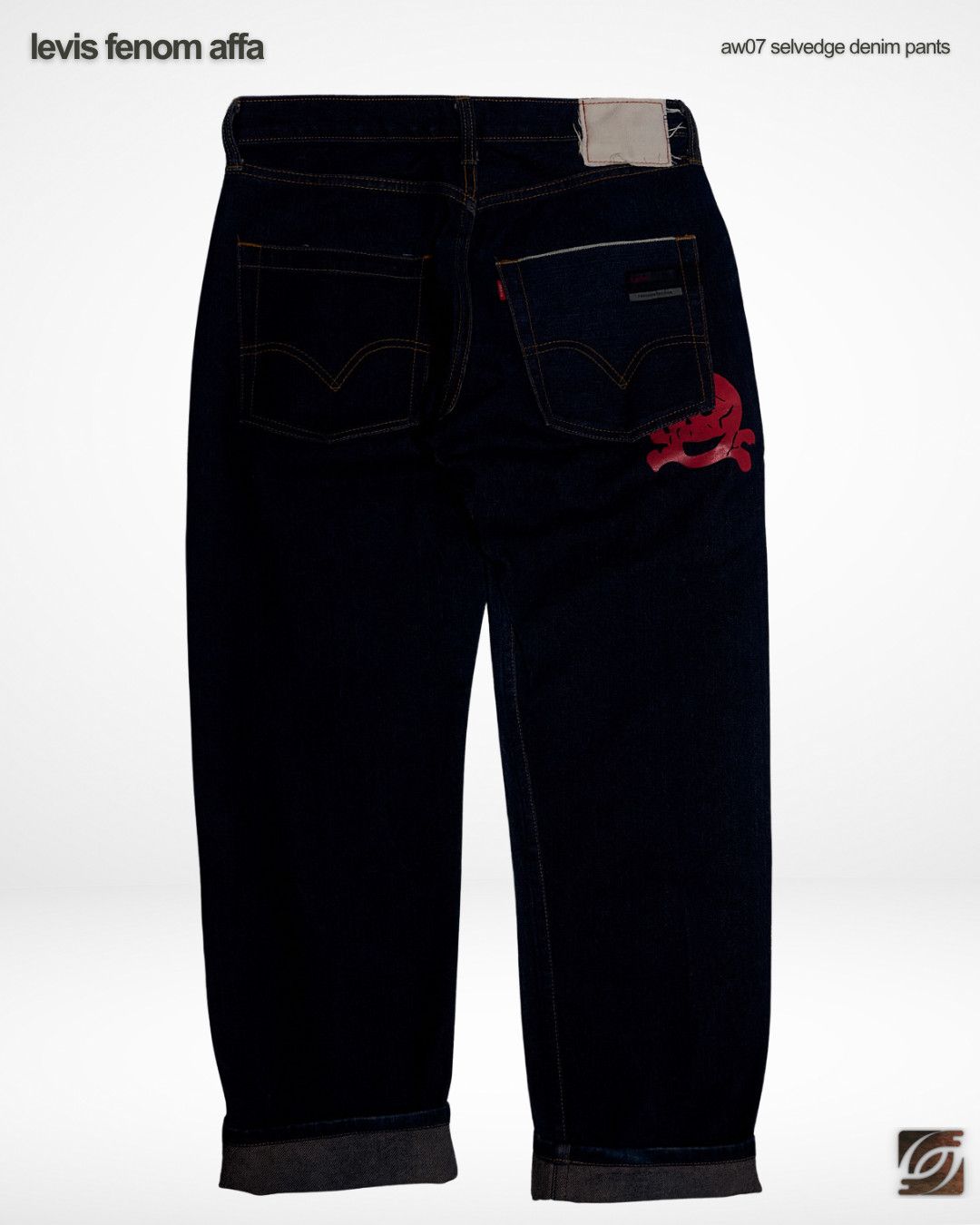 A.F.F.A. AW07 Levis Fenom Fragment Jun Takahashi AFFA Selvedge Denim Size US 32 / EU 48 - 1 Thumbnail