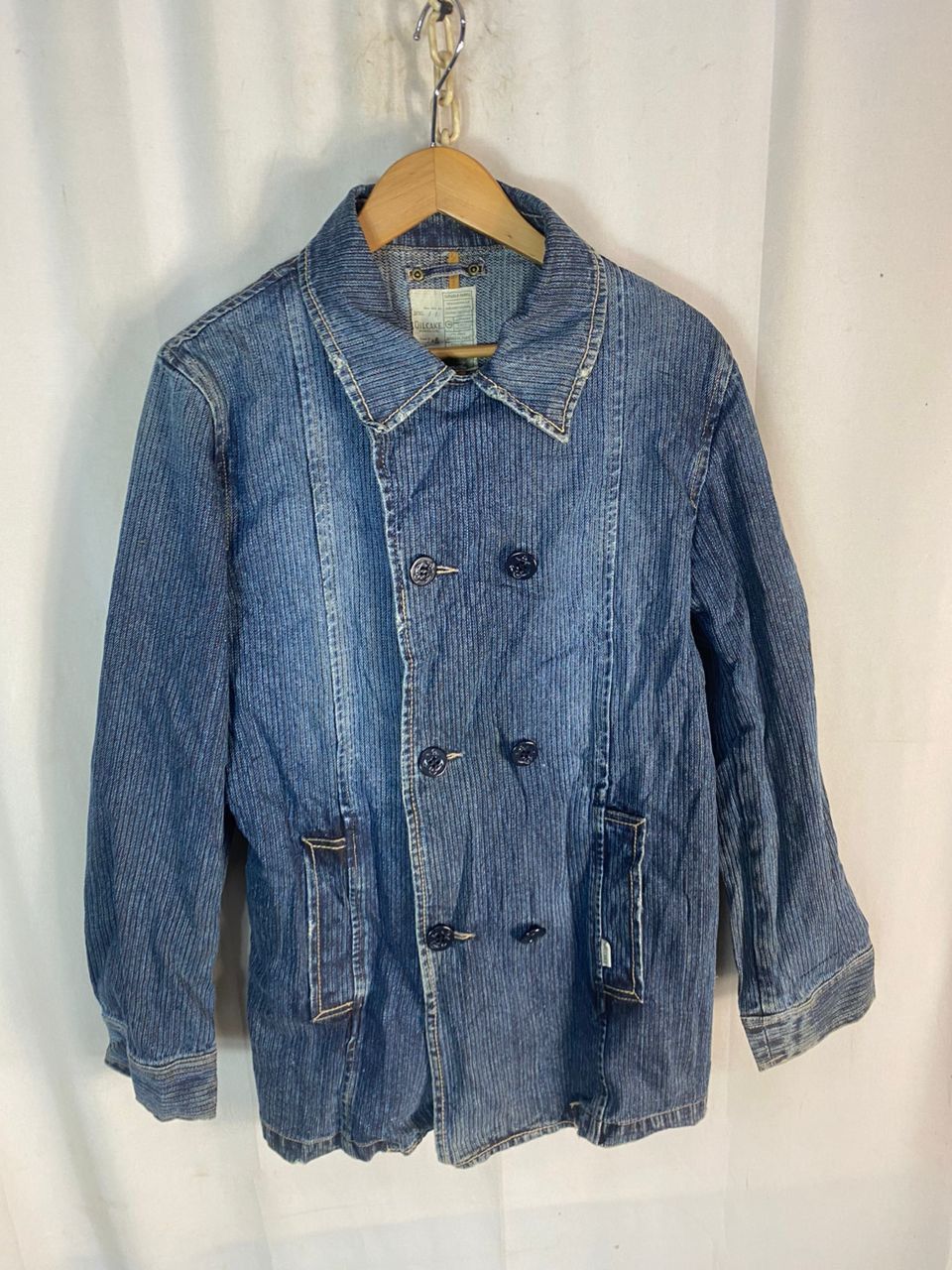 Japanese Brand Unisex 🔥Oilcake denim button up jacket Size M / US 6-8 / IT 42-44 - 6 Thumbnail