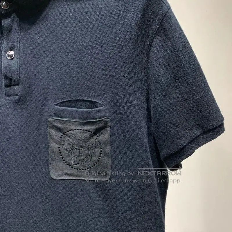 Versace Versace Black Cotton Men's Polo Shirt . Size US L / EU 52-54 / 3 - 4 Thumbnail