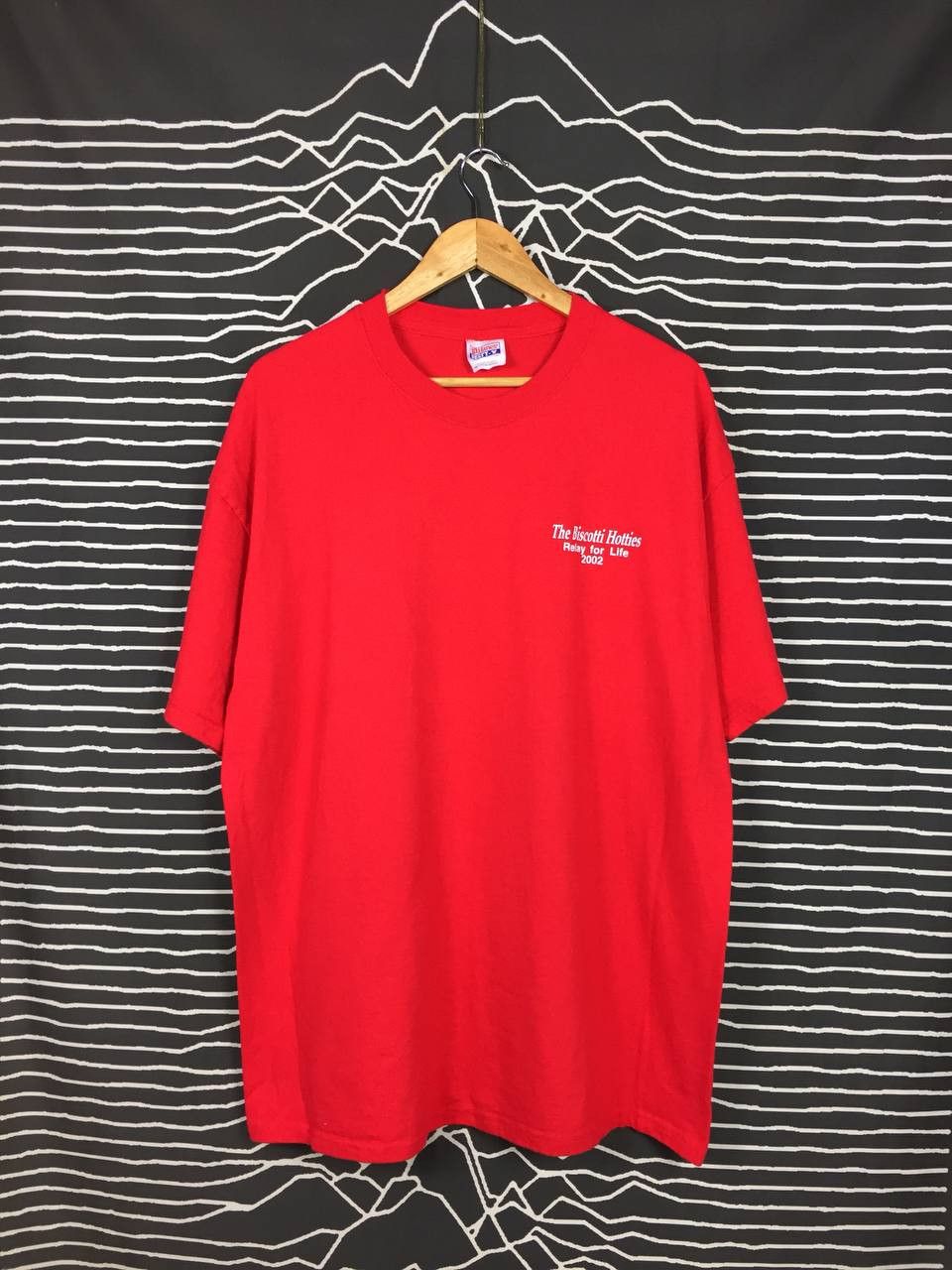Hanes × Vintage Vtg Y2K The Biscotti Hotties Relay 4 Life Just Dunk It! Tee Size US XL / EU 56 / 4 - 4 Thumbnail