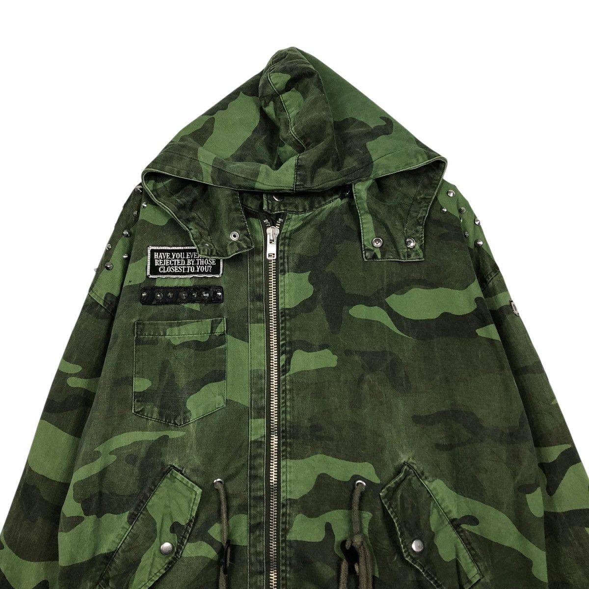 Hysteric Glamour 🔥VINTAGE MIKITARY CAMOUFLAGE PARKA JACKET BIG LOGO DESIGN Size US M / EU 48-50 / 2 - 4 Thumbnail