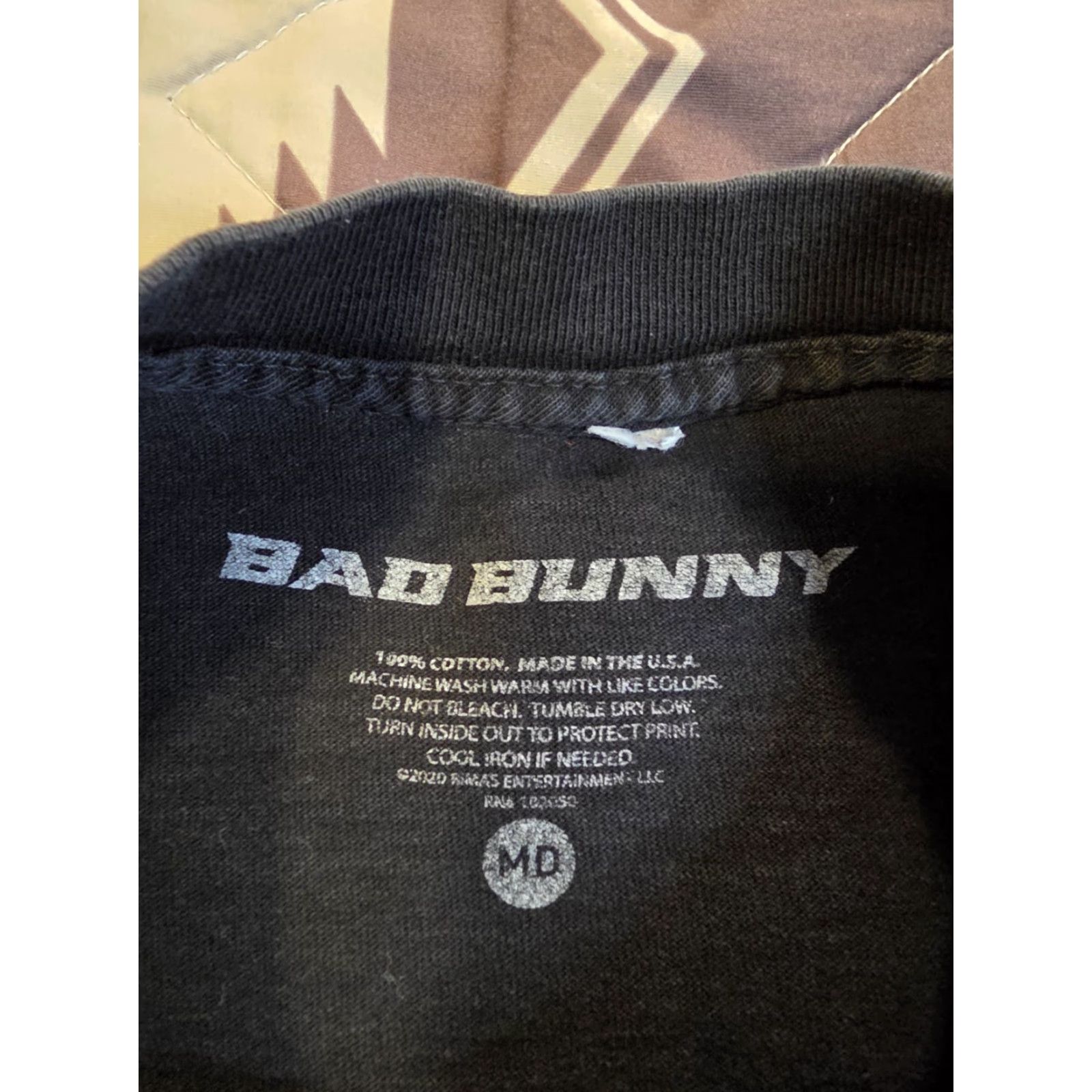 Doublet Bad Bunny YHLQMDLG Blocks Tour T Shirt Double-Sided Black Adult Medium Size US M / EU 48-50 / 2 - 7 Thumbnail