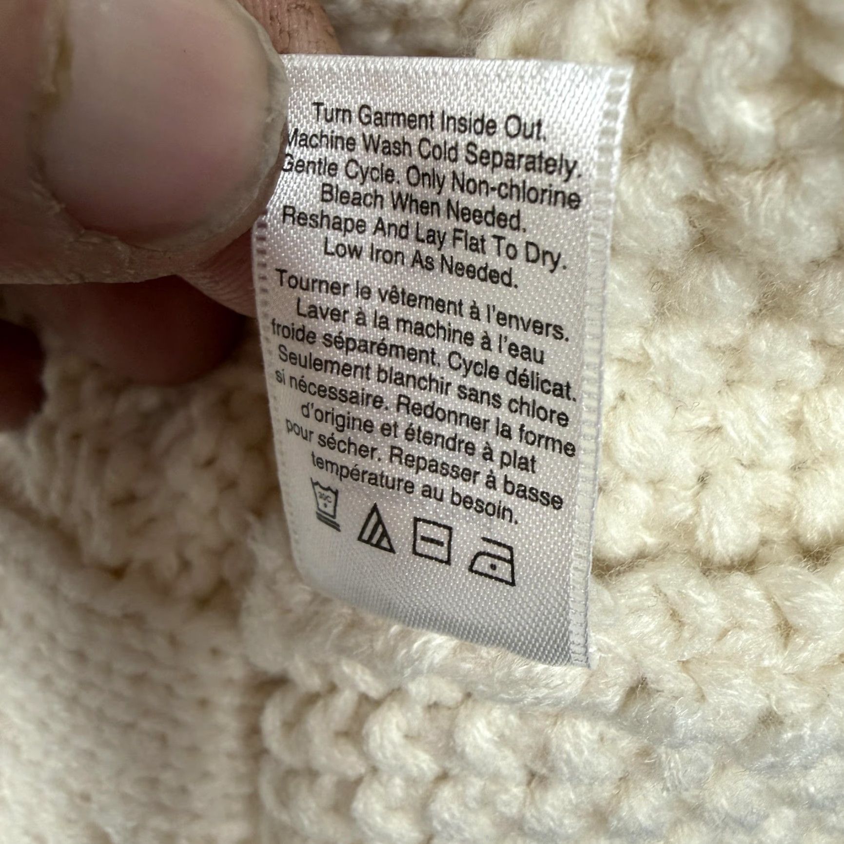 Coldwater Creek Vtg 90s Coldwater Creek Sweater Womens PS White Cable Knit Coastal Granola Girl Size S / US 4 / IT 40 - 7 Thumbnail