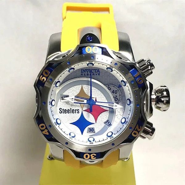 Invicta INVICTA NFL Venom Gen III Chronograph Pittsburgh Steelers Size 46 - 3 Thumbnail