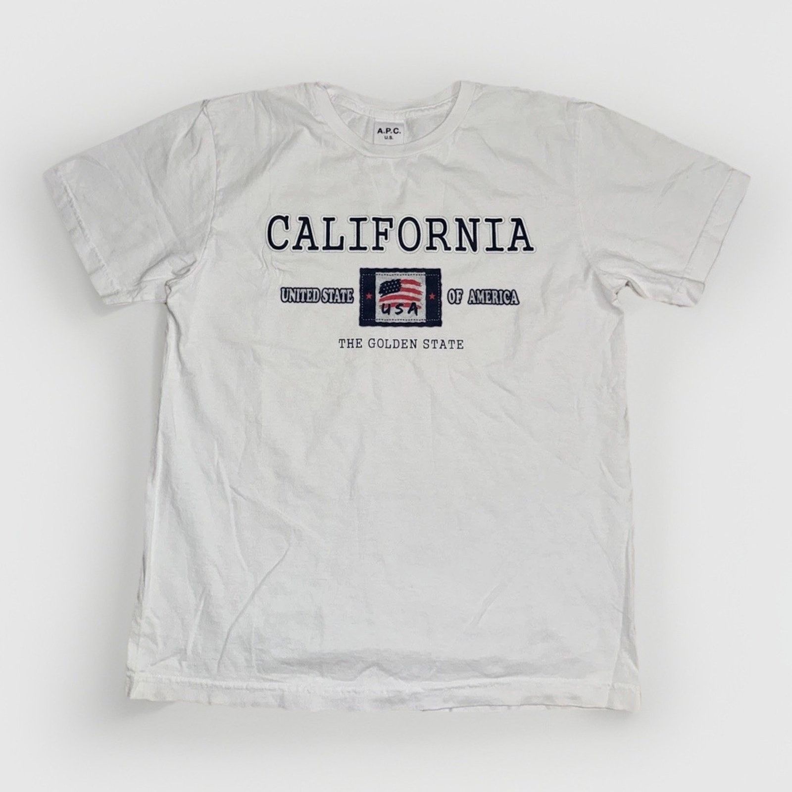 A.P.C. A.P.C. California USA Graphic T-Shirt White XS Women’s Size XS / US 0-2 / IT 36-38 - 1 Thumbnail