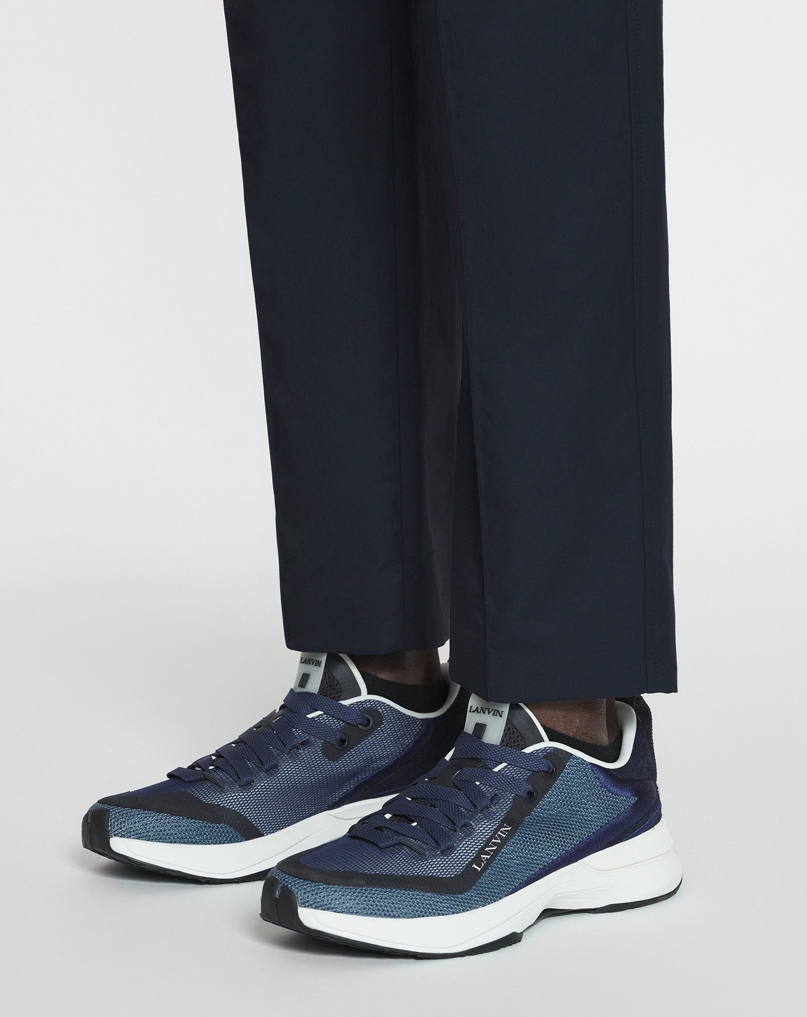 Lanvin o1w1db10226 L-I Mesh Sneakers in Multicolor Size US 7 / EU 40 - 7 Thumbnail