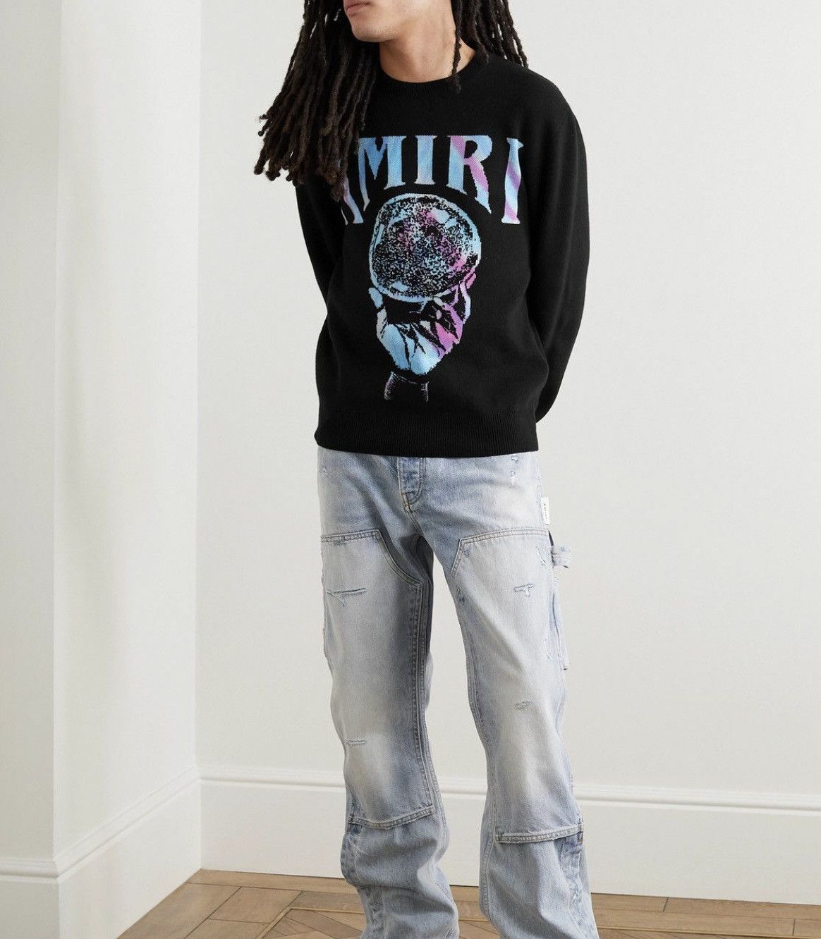 Amiri Amiri Cashmere Crystal Ball Sweater NEW 1250$ Size US XXL / EU 58 / 5 - 2 Thumbnail