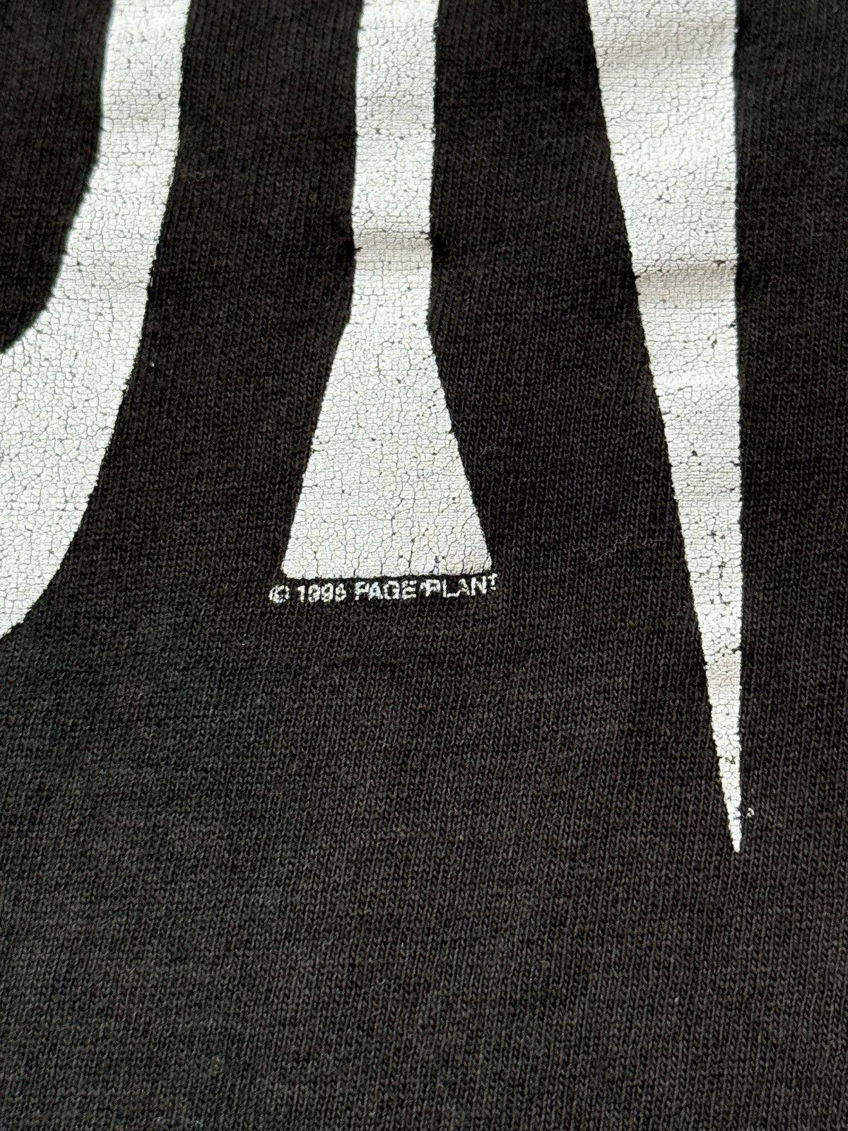 Band Tees × Vintage Vintage 90s Led Zeppelin Unledded Distressed Band T Shirt Size US XL / EU 56 / 4 - 3 Thumbnail
