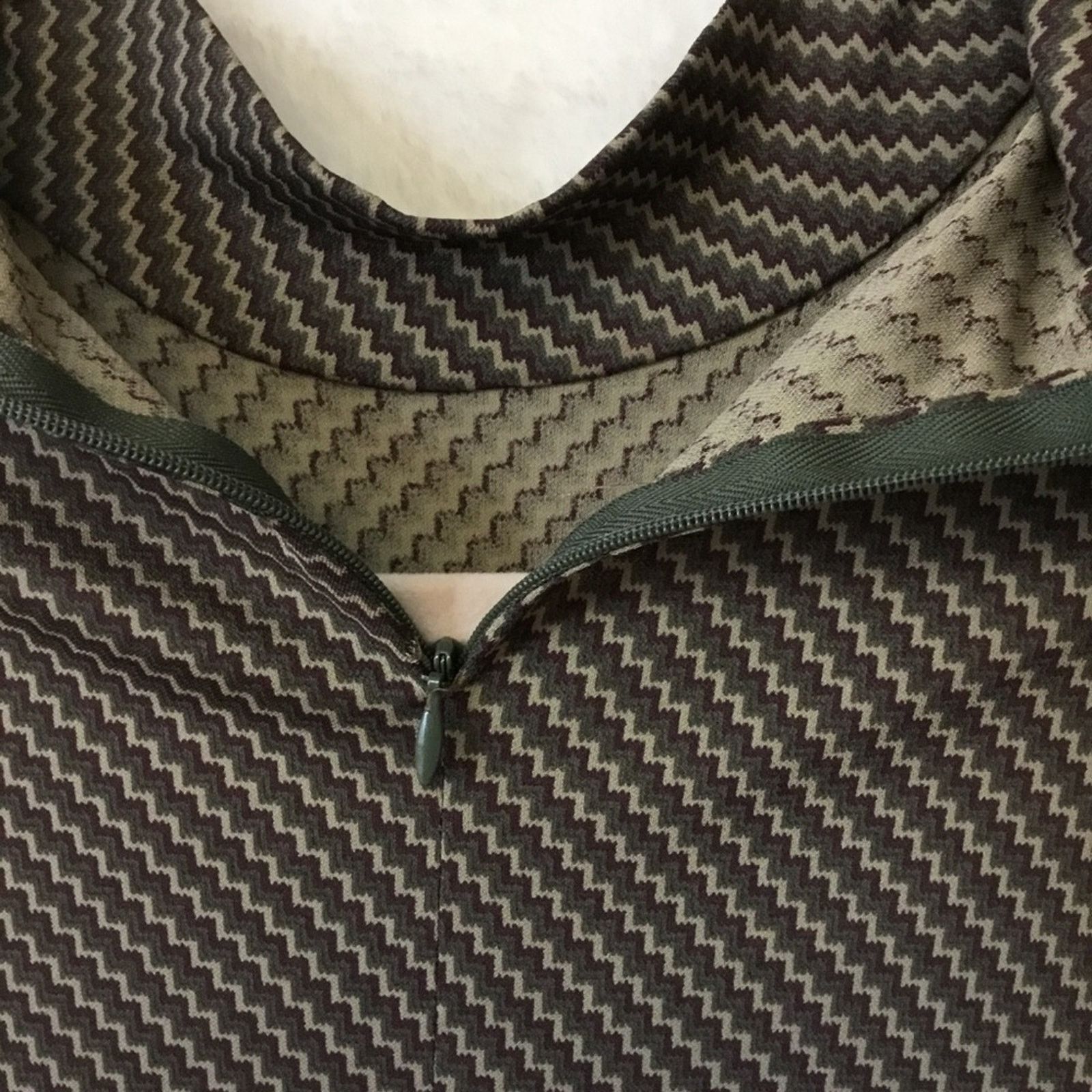 Other Unite! Olive Green Pattern Long Sleeve Top Size M / US 6-8 / IT 42-44 - 13 Thumbnail