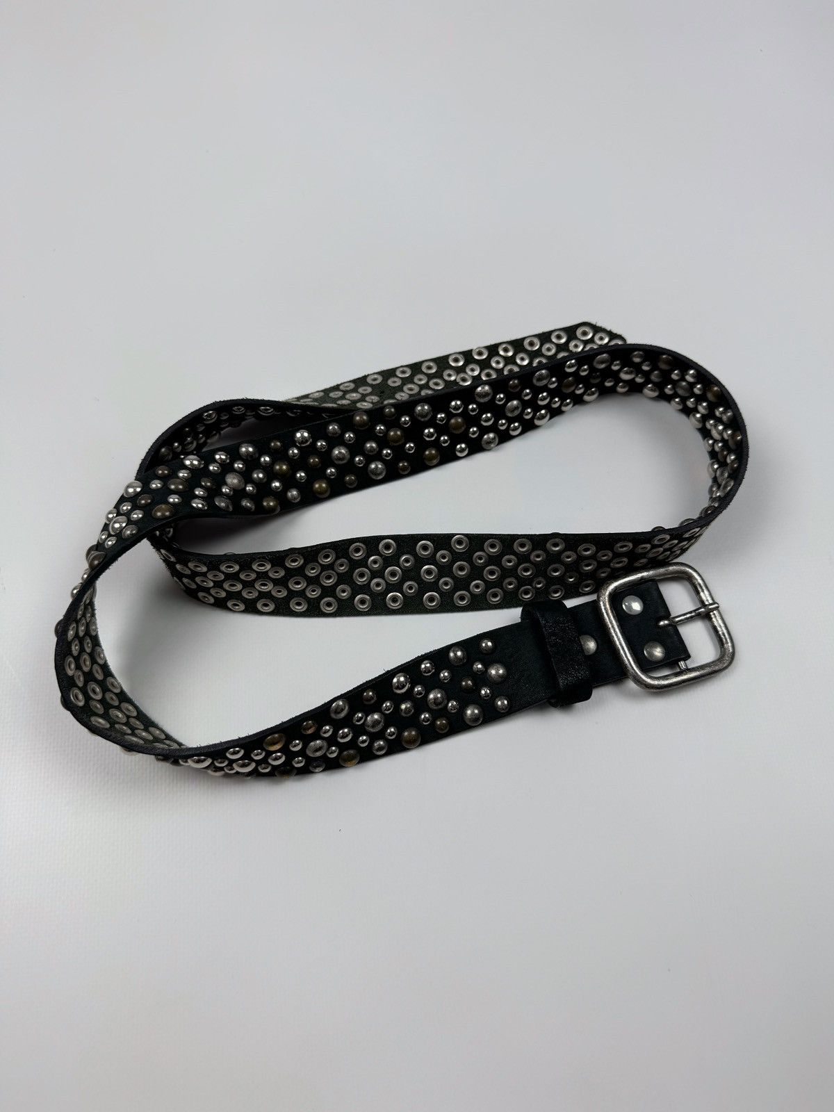 Daniele Alessandrini Daniele Alessandrini Studded Leather Belt Size ONE SIZE - 7 Thumbnail