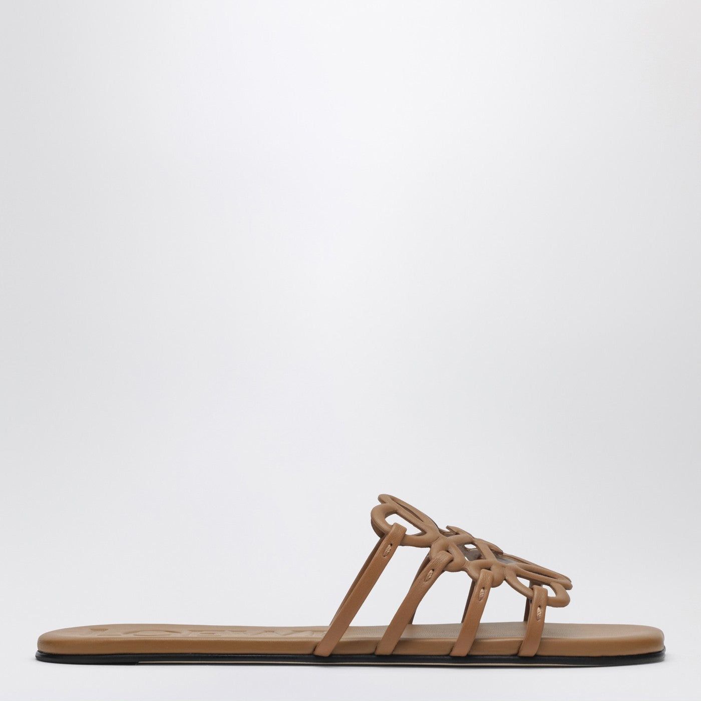 Loewe Loewe Anagram Petal Slides In Camel Leather Size US 11 / IT 41 - 1 Thumbnail