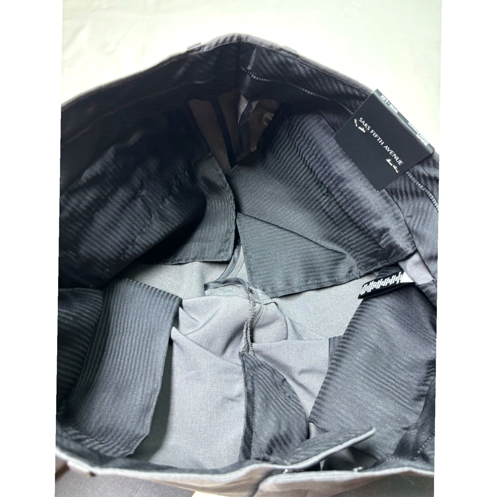 Saks Fifth Avenue Saks Fifth Avenue Mens Gray Dress Pants 36x32 Classic Fit Pants Business Casual Formal Workwear Mens Sportswear Size US 36 / EU 52 - 4 Thumbnail