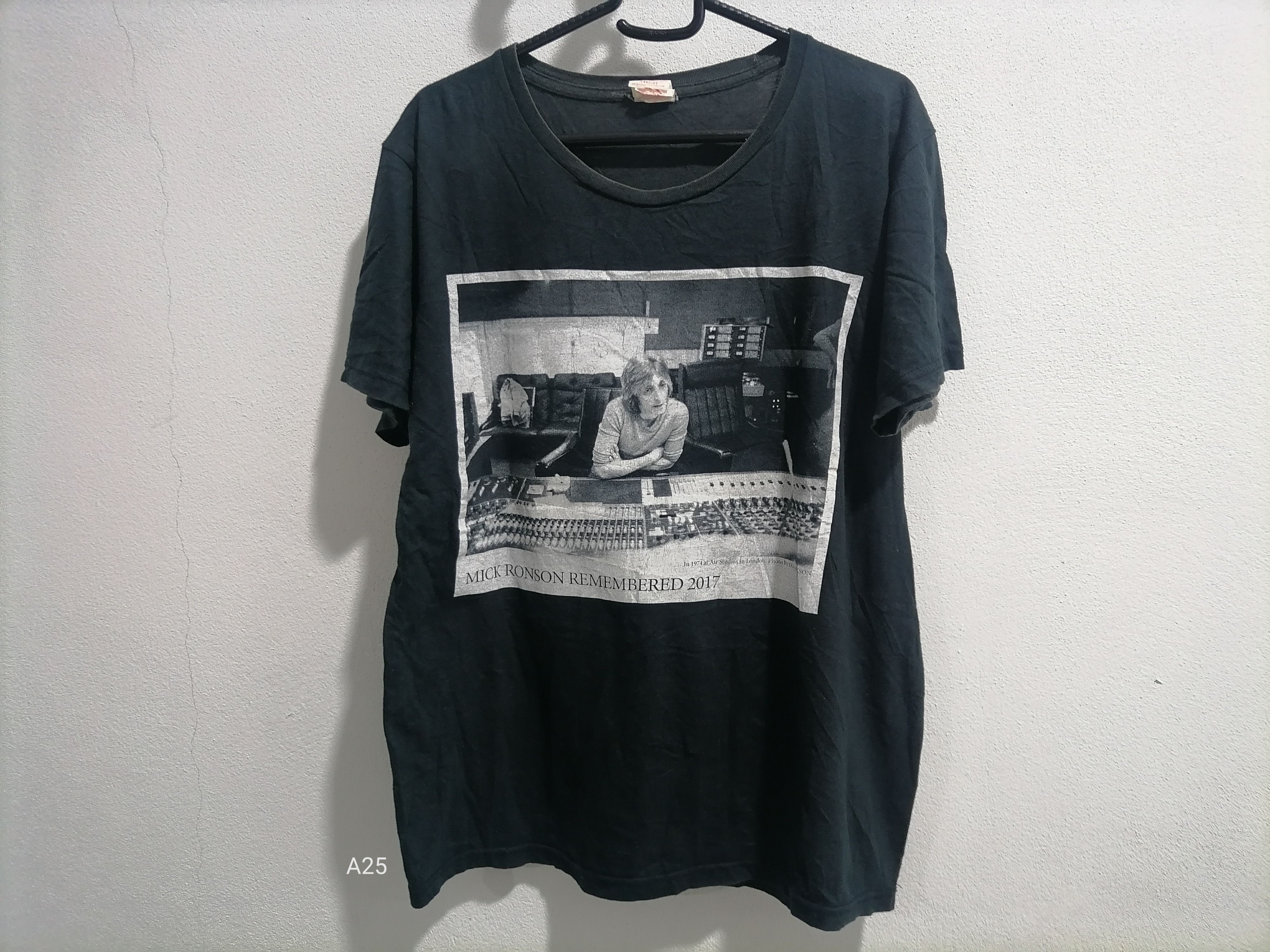 Mick Ronson Remembered 2017 printed tee