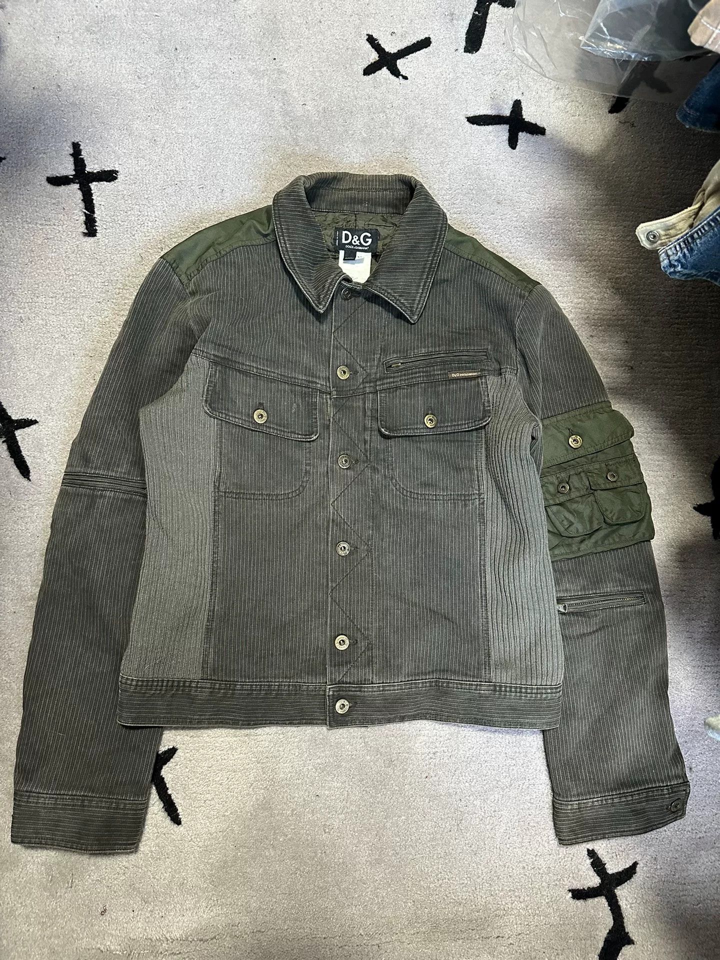 Dolce & Gabbana Dolce & Gabbana Hunter Cargo Jacket A/W 2003 Size US XL / EU 56 / 4 - 1 Thumbnail