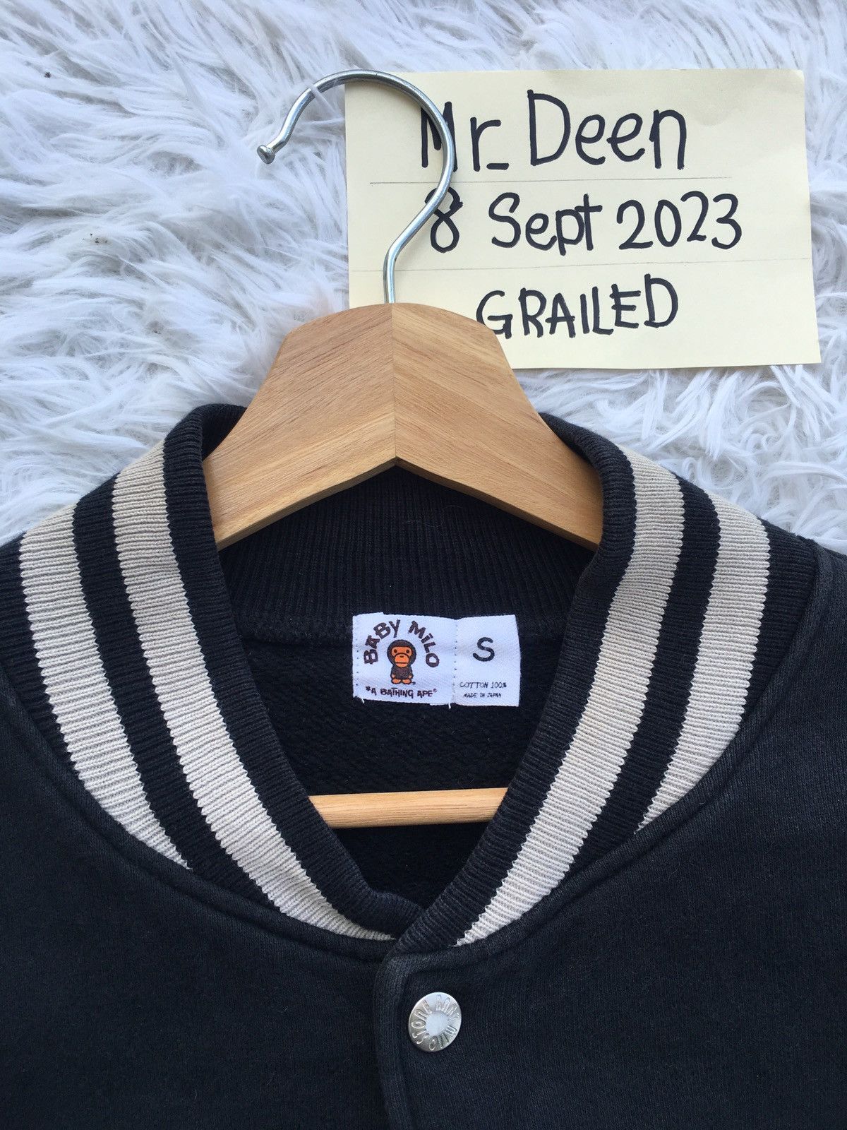 Bape × Kaws Bape x Kaws Baby Milo Varsity Jacket Size US S / EU 44-46 / 1 - 5 Thumbnail