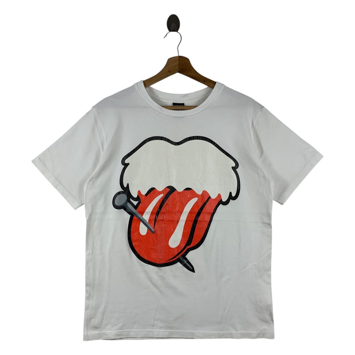 Number (N)ine Vintage Number (N)ine "Milk" Tongue & Lip Logo Tee Size US M / EU 48-50 / 2 - 1 Thumbnail