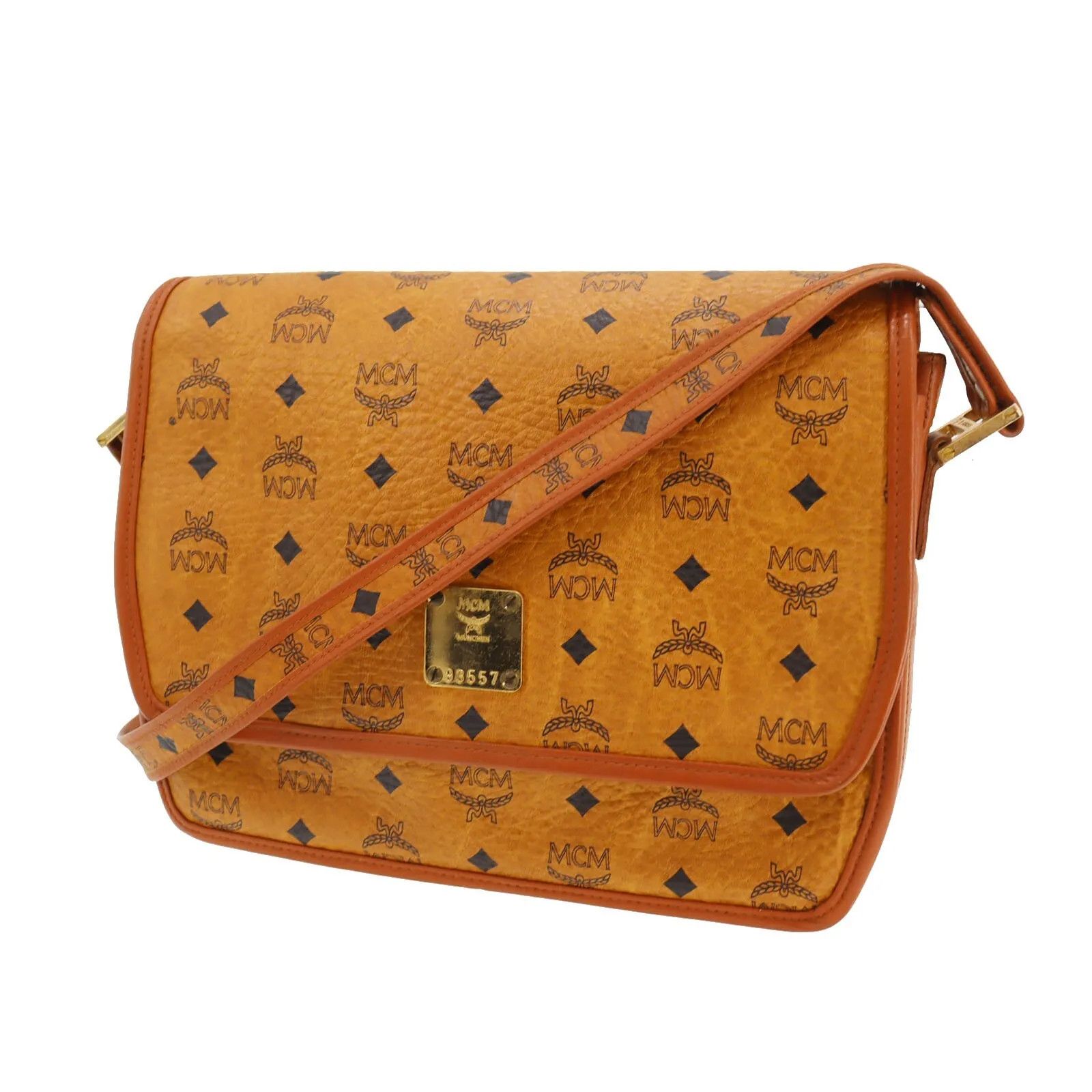 MCM ロゴプリント メッセンジャーバッグ GUCCI ロゴ プリント レザー メッセンジャー バッグ 関税送料込